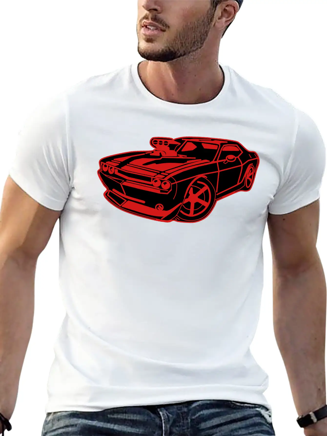 US Muscle Car Unisex Casual T-Shirt ¨C Clean Design For Daily Comfort
