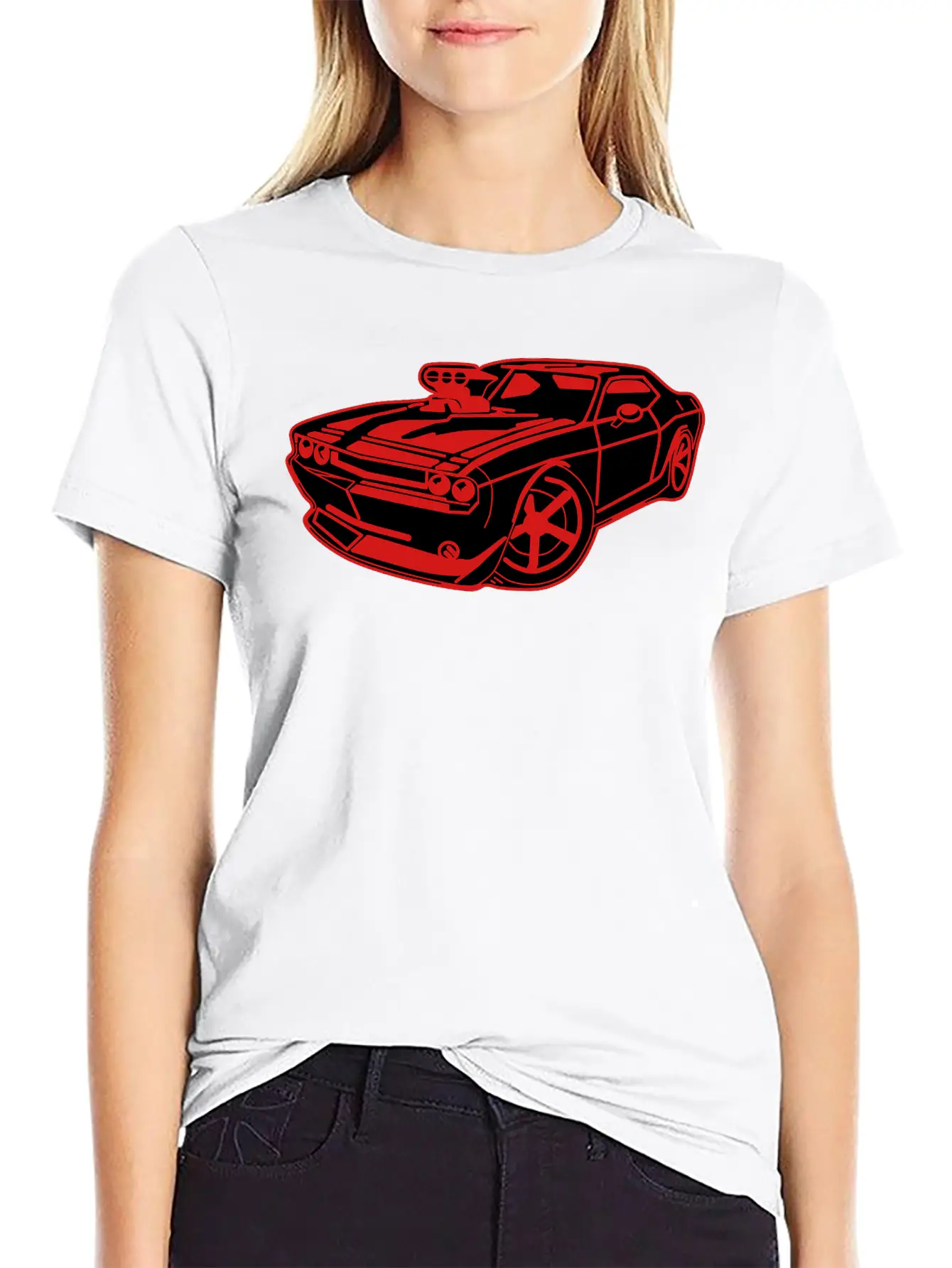 US Muscle Car Unisex Casual T-Shirt ¨C Clean Design For Daily Comfort