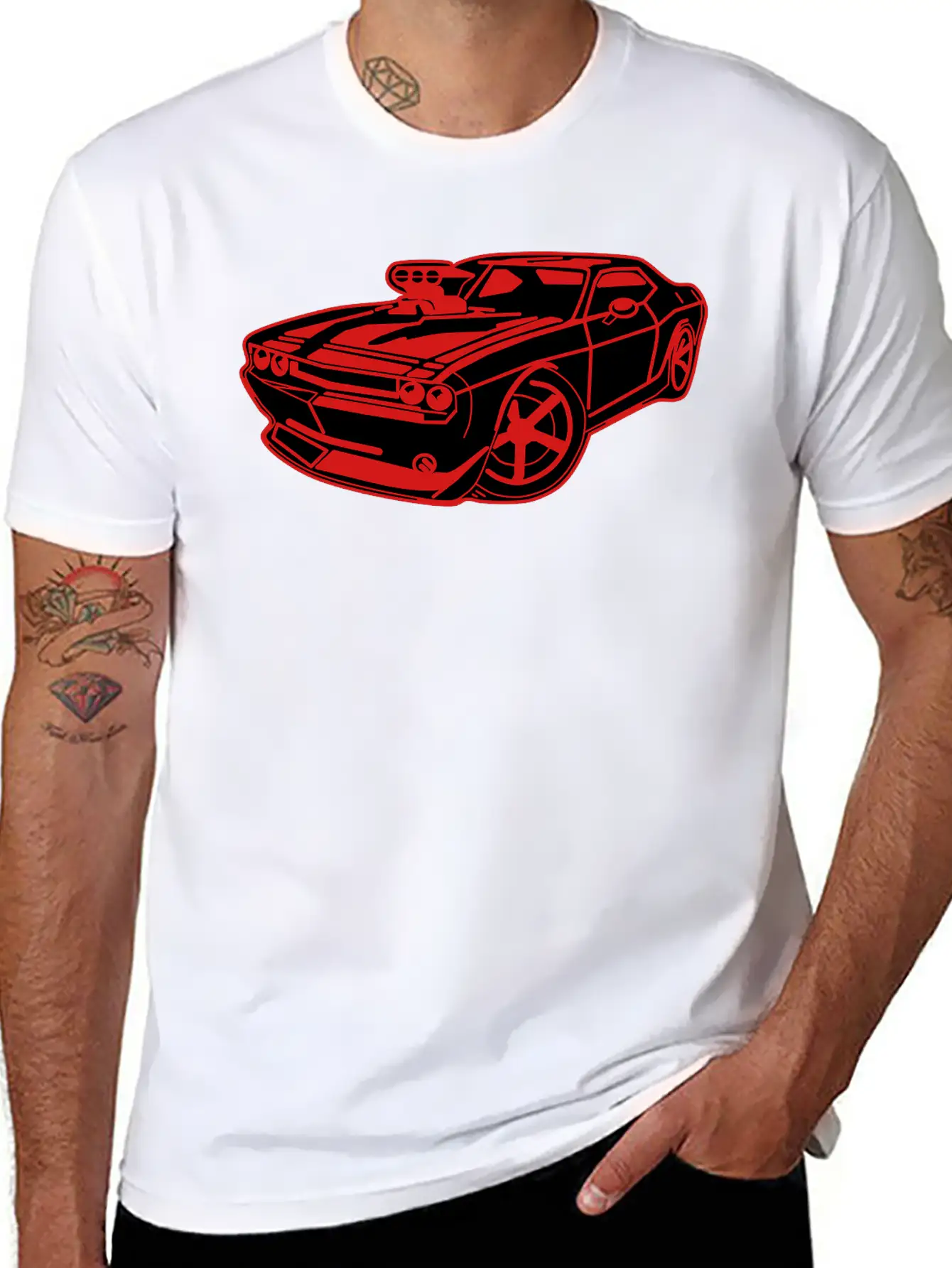 US Muscle Car Unisex Casual T-Shirt ¨C Clean Design For Daily Comfort