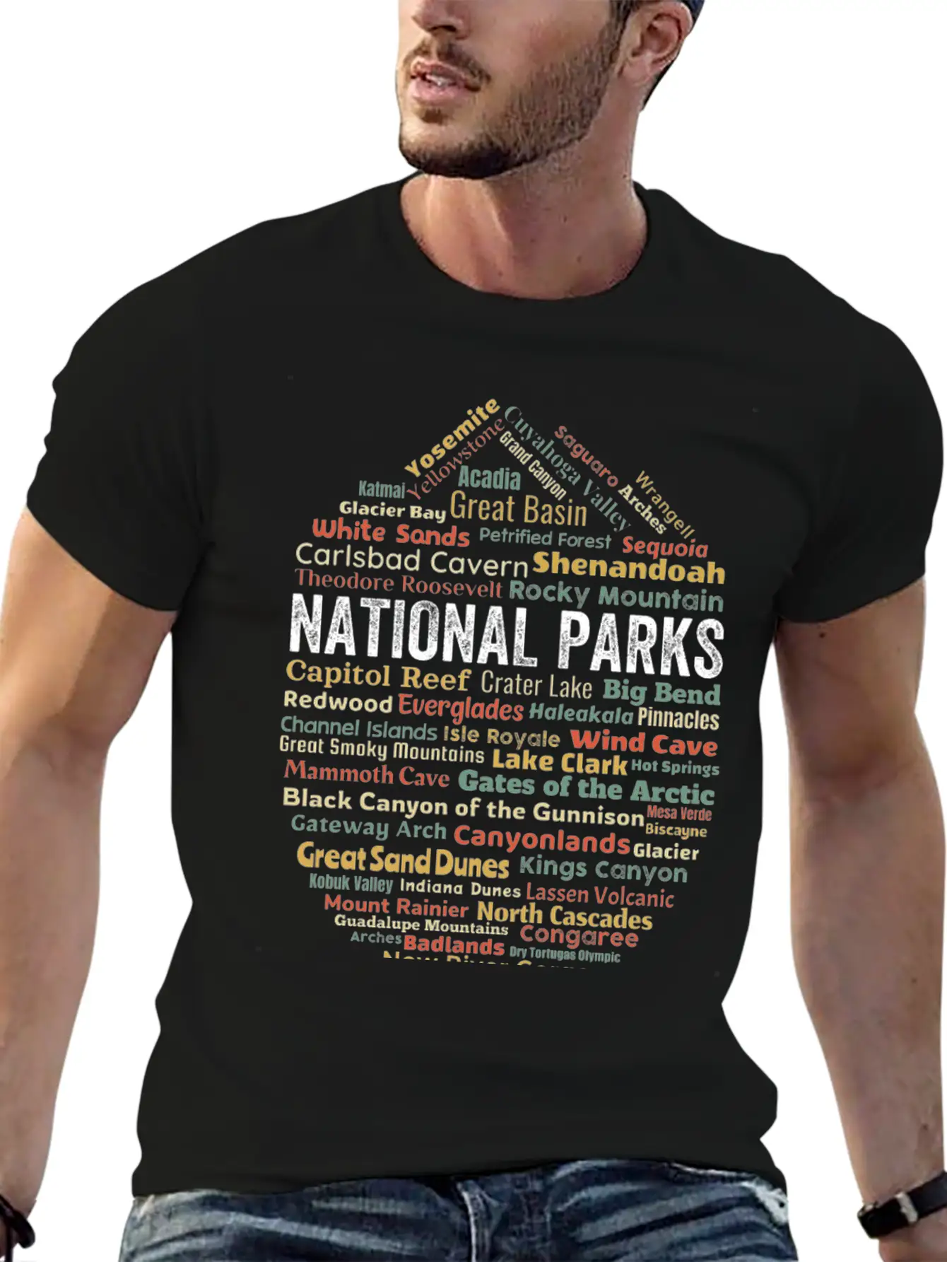 Us National Parks Essential Cotton Tee For Daily Outfits ¨C Unisex Style