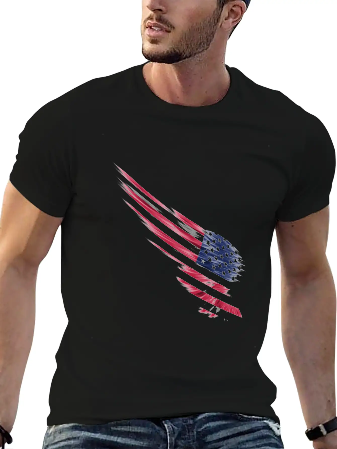 Usa Flag Unisex Casual T-Shirt ¨C Clean Design For Daily Comfort
