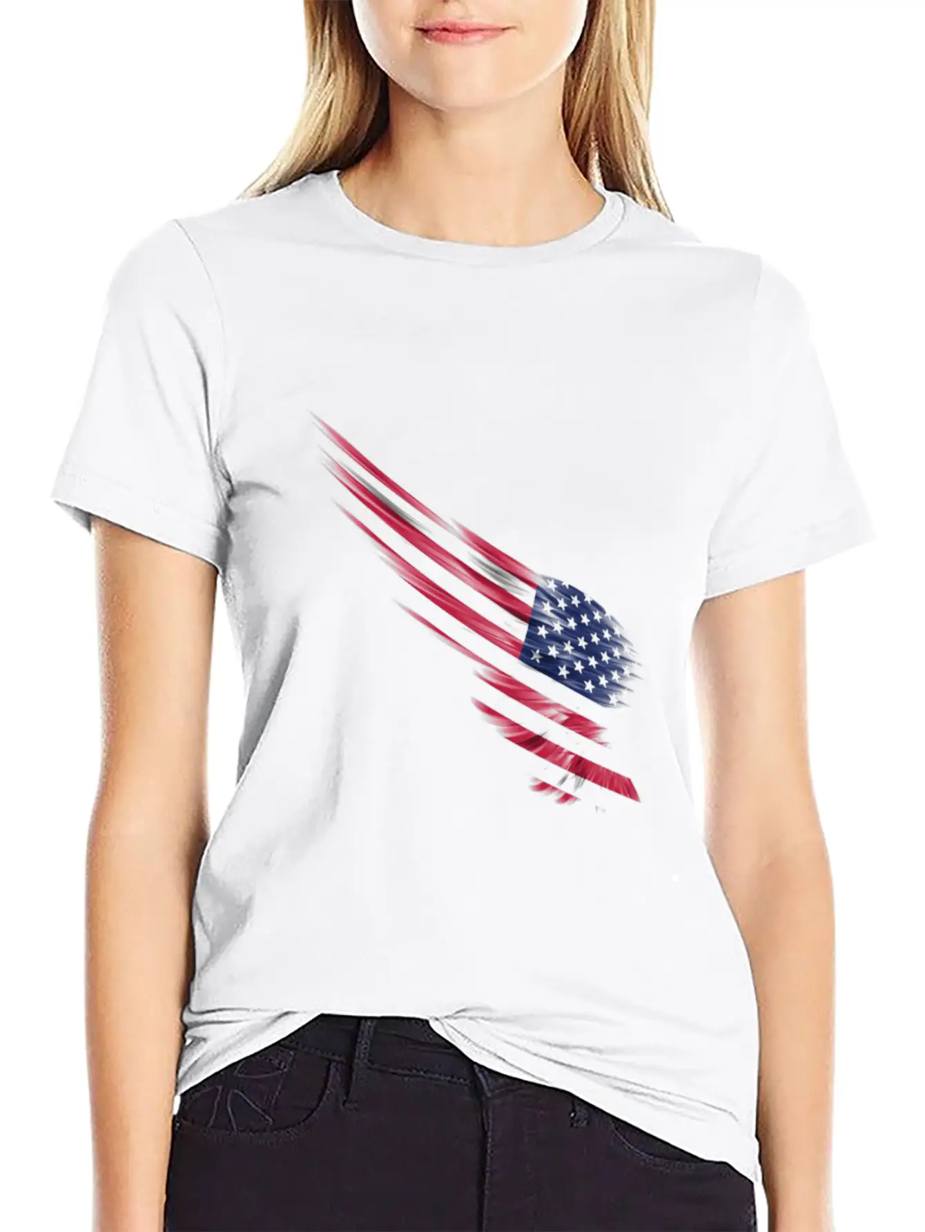 Usa Flag Unisex Casual T-Shirt ¨C Clean Design For Daily Comfort