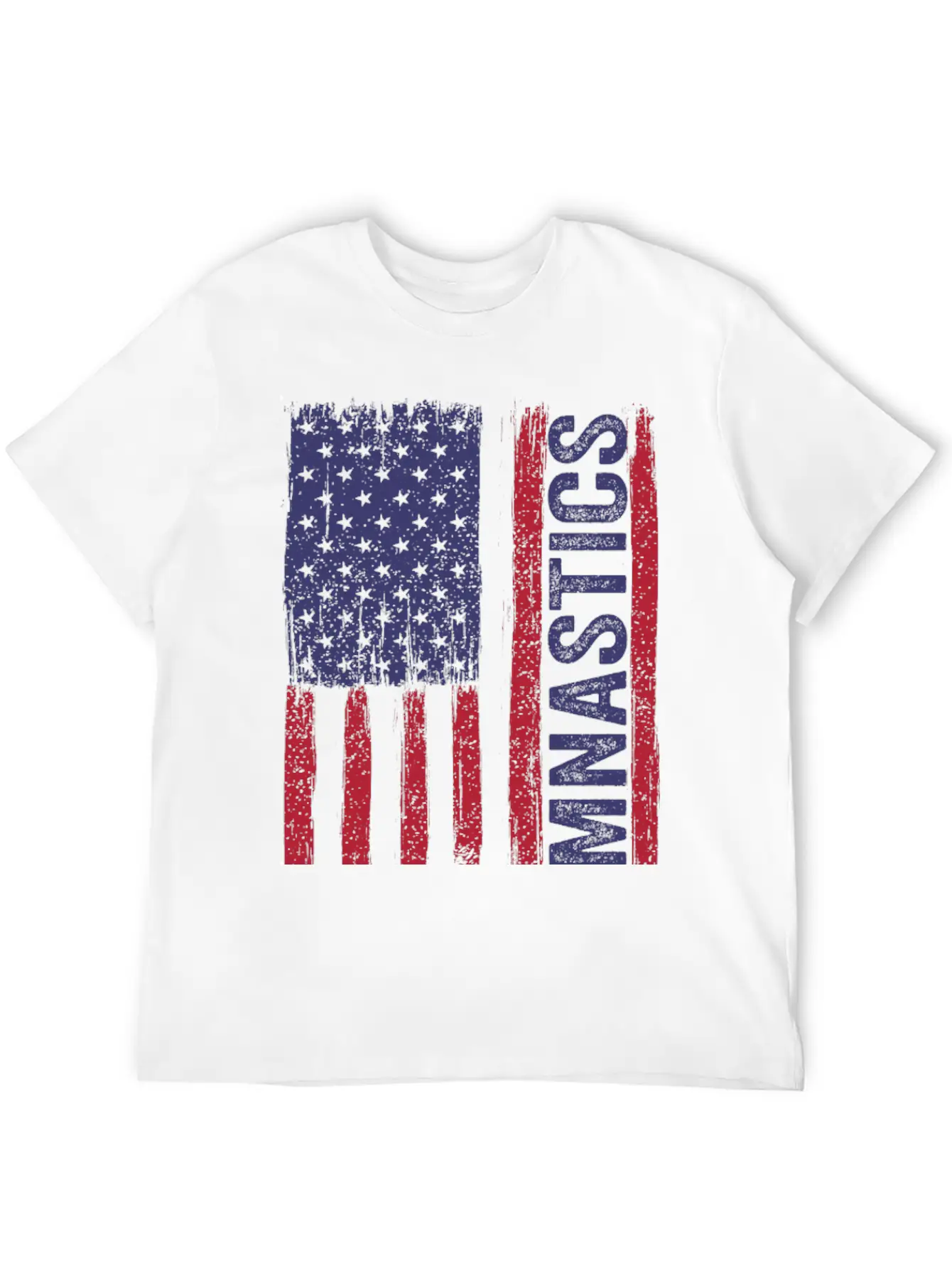 USA Gymnastics Flag Essential Cotton Tee For Daily Outfits ¨C Unisex Style