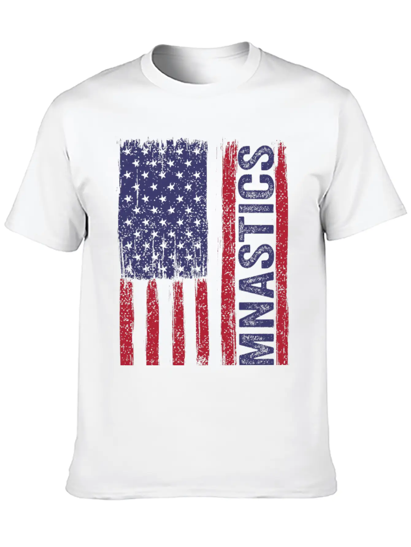 USA Gymnastics Flag Essential Cotton Tee For Daily Outfits ¨C Unisex Style