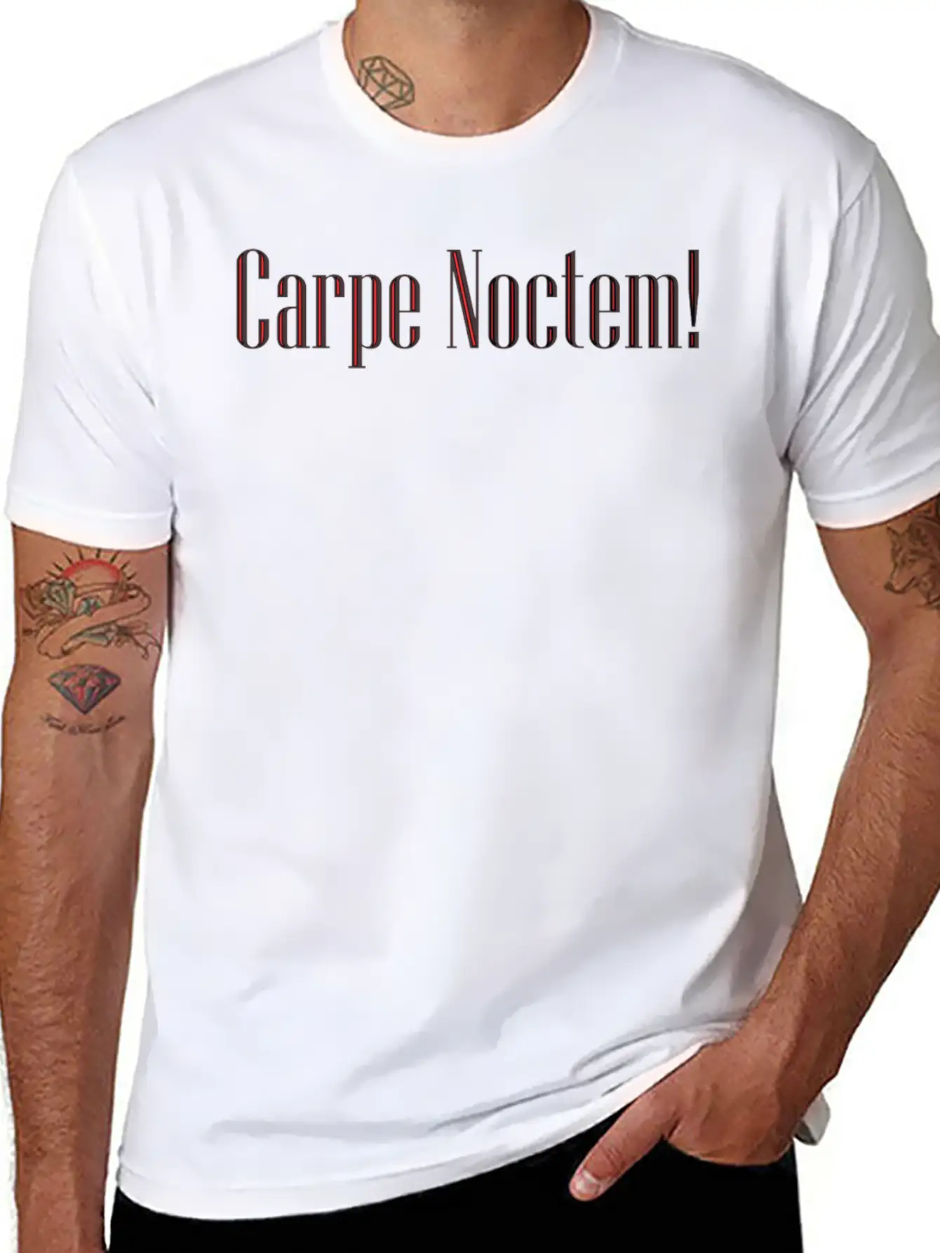 Use The Night Basic Graphic T-Shirt ¨C Daily Comfort In Soft Cotton