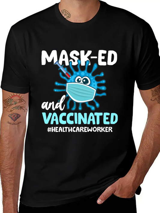 Vaccination 2021 - Being Vaccinated Saves Lives Essential Cotton Tee For Daily Outfits ¨C Unisex Style