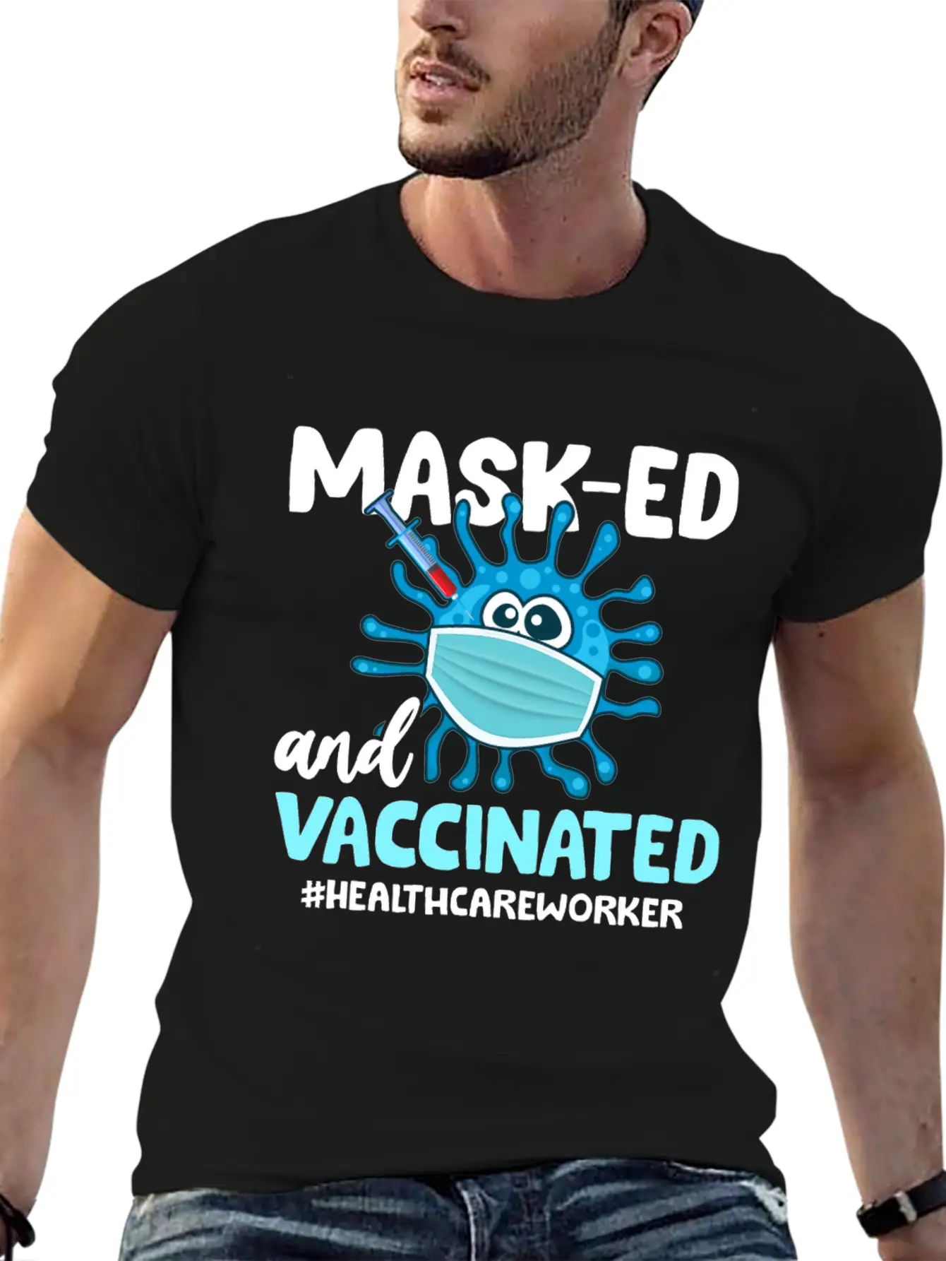 Vaccination 2021 - Being Vaccinated Saves Lives Essential Cotton Tee For Daily Outfits ¨C Unisex Style