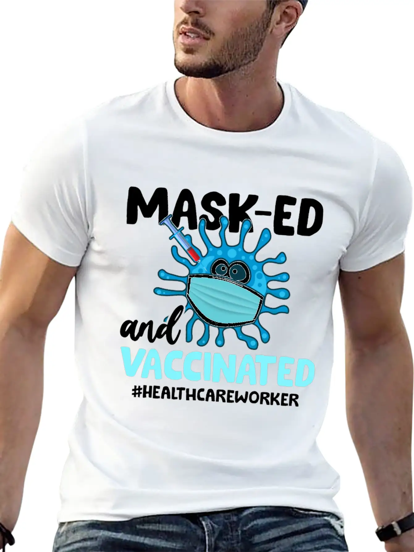 Vaccination 2021 - Being Vaccinated Saves Lives Essential Cotton Tee For Daily Outfits ¨C Unisex Style