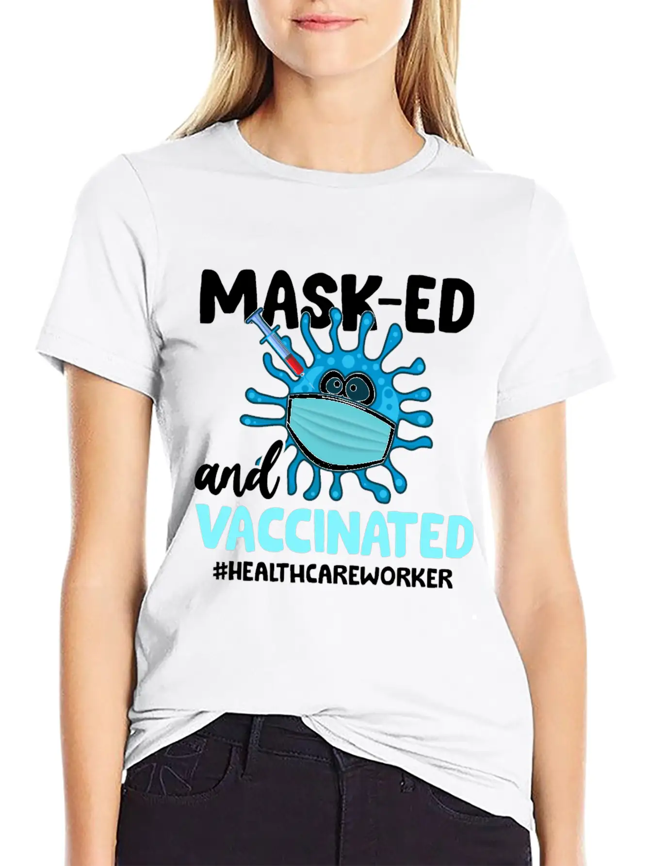 Vaccination 2021 - Being Vaccinated Saves Lives Essential Cotton Tee For Daily Outfits ¨C Unisex Style