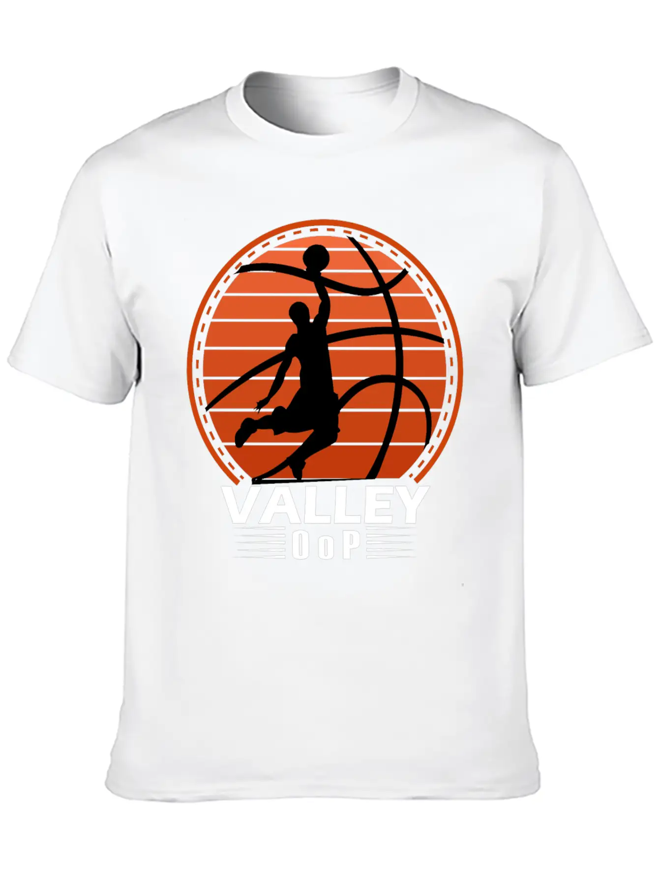 Valley Oop Man Street-ball Retro Basketball Soft Cotton Short Sleeve Tee ¨C Unisex Wardrobe Staple