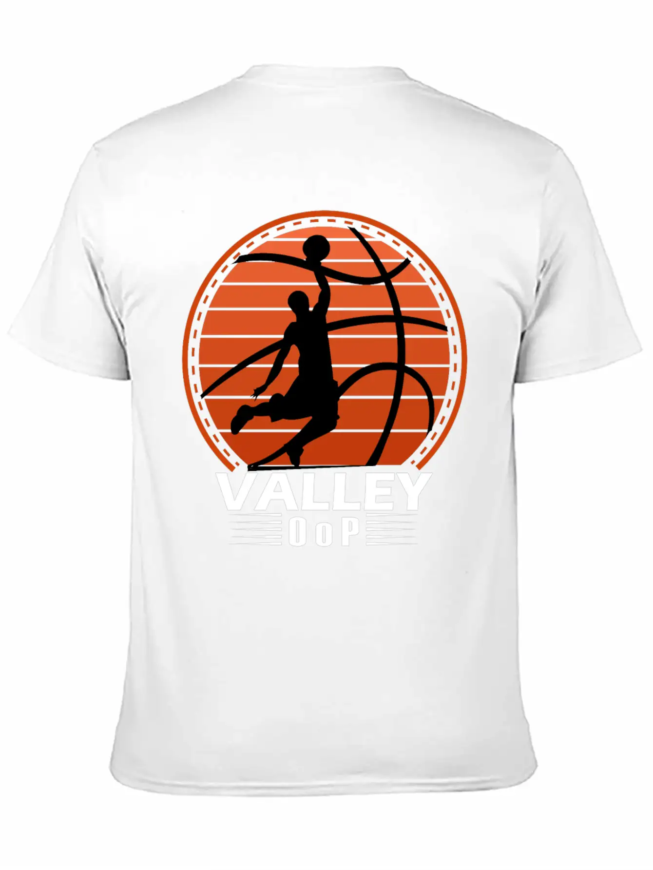 Valley Oop Man Street-ball Retro Basketball Soft Cotton Short Sleeve Tee ¨C Unisex Wardrobe Staple