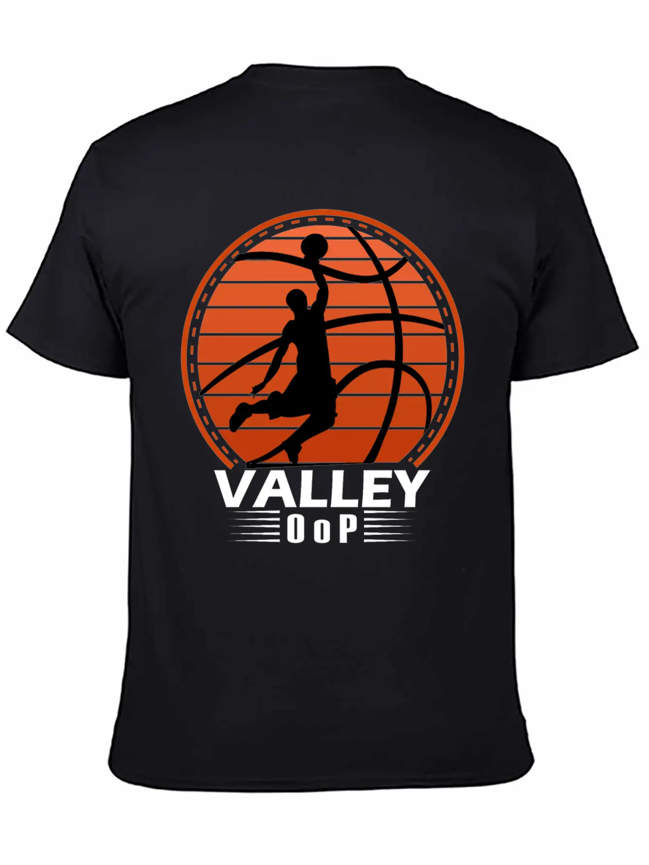 Valley Oop Man Street-ball Retro Basketball Soft Cotton Short Sleeve Tee ¨C Unisex Wardrobe Staple