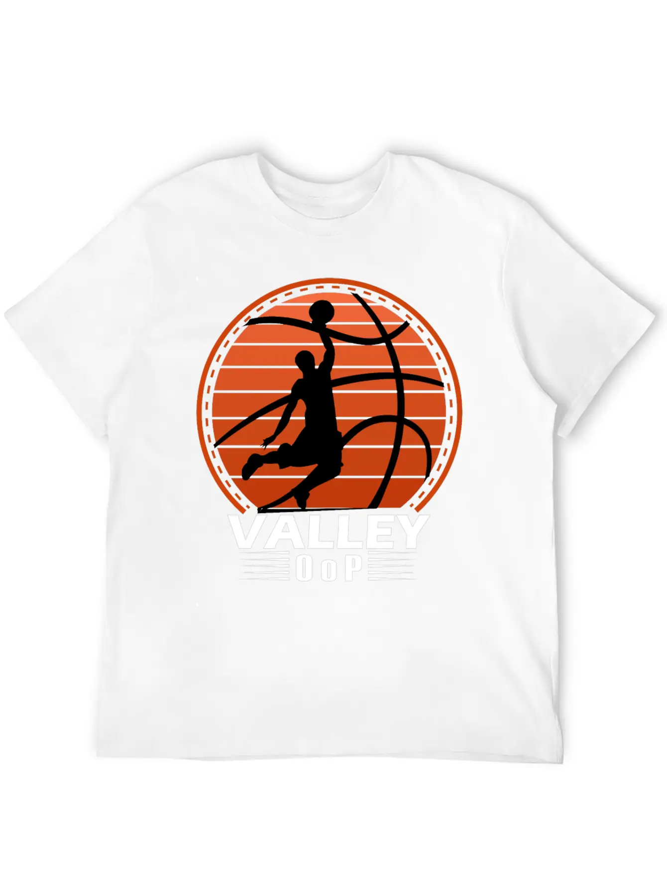 Valley Oop Man Street-ball Retro Basketball Soft Cotton Short Sleeve Tee ¨C Unisex Wardrobe Staple