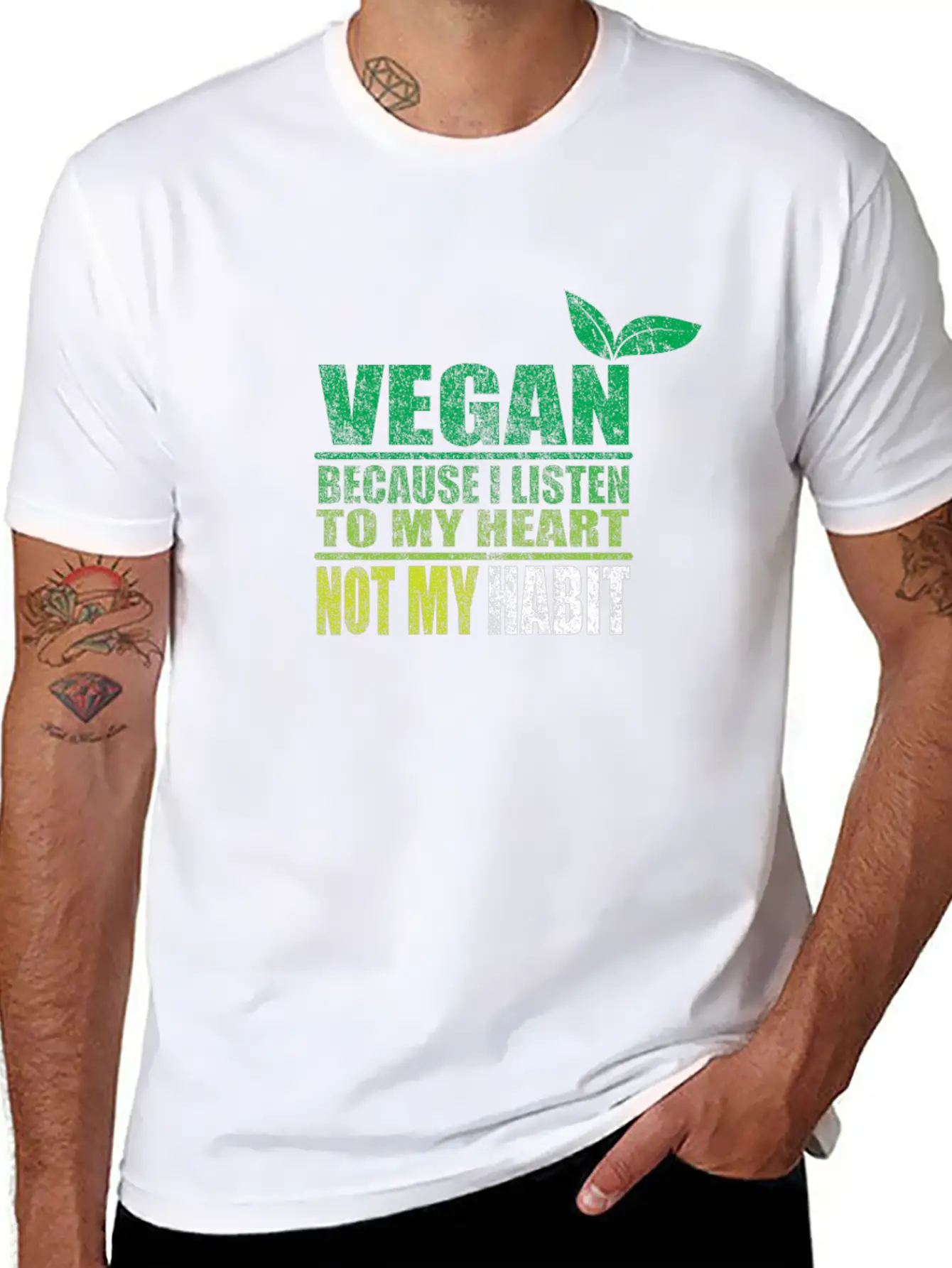 Vegan Basic Graphic T-Shirt ¨C Daily Comfort In Soft Cotton