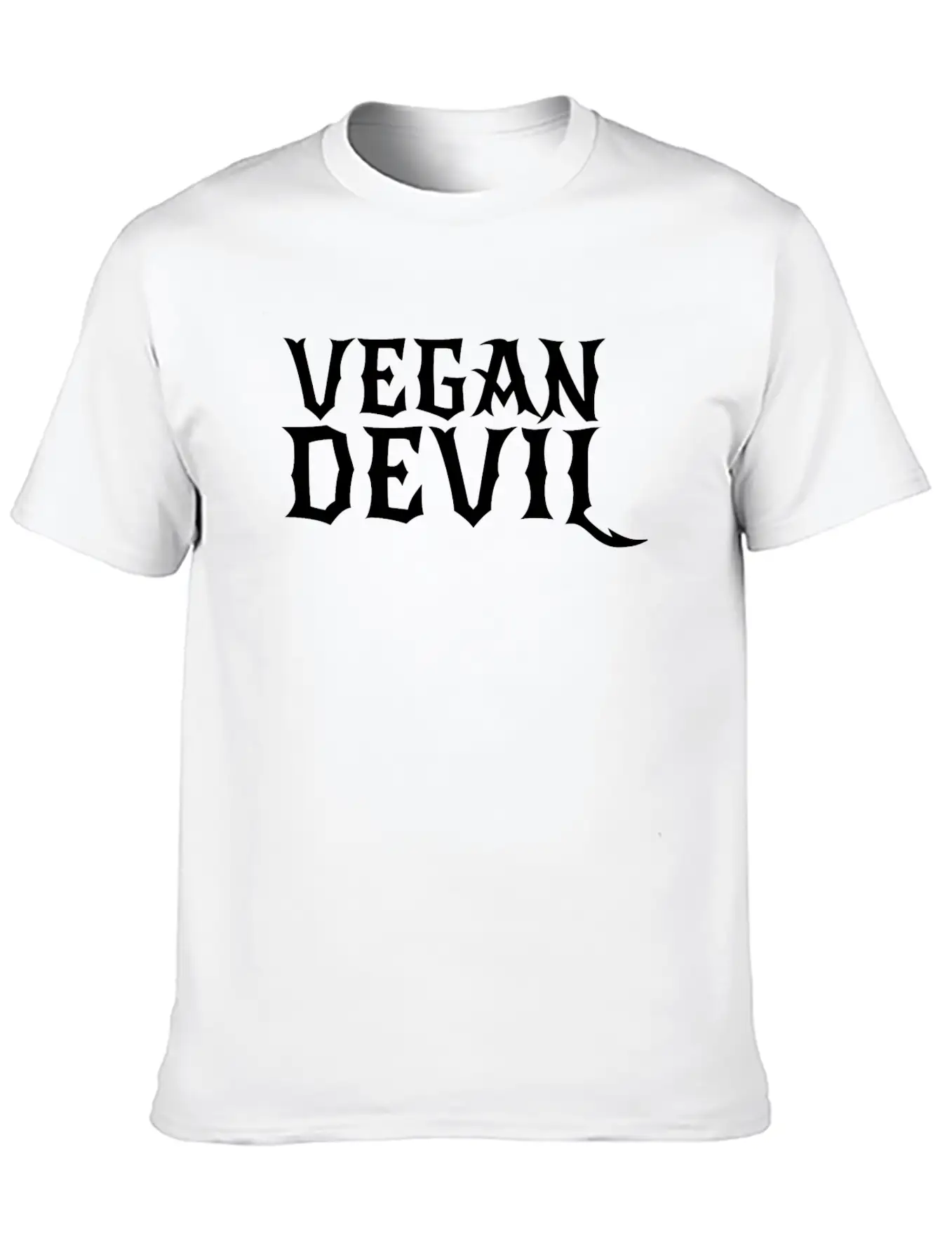 Vegan Devil Basic Graphic T-Shirt ¨C Daily Comfort In Soft Cotton