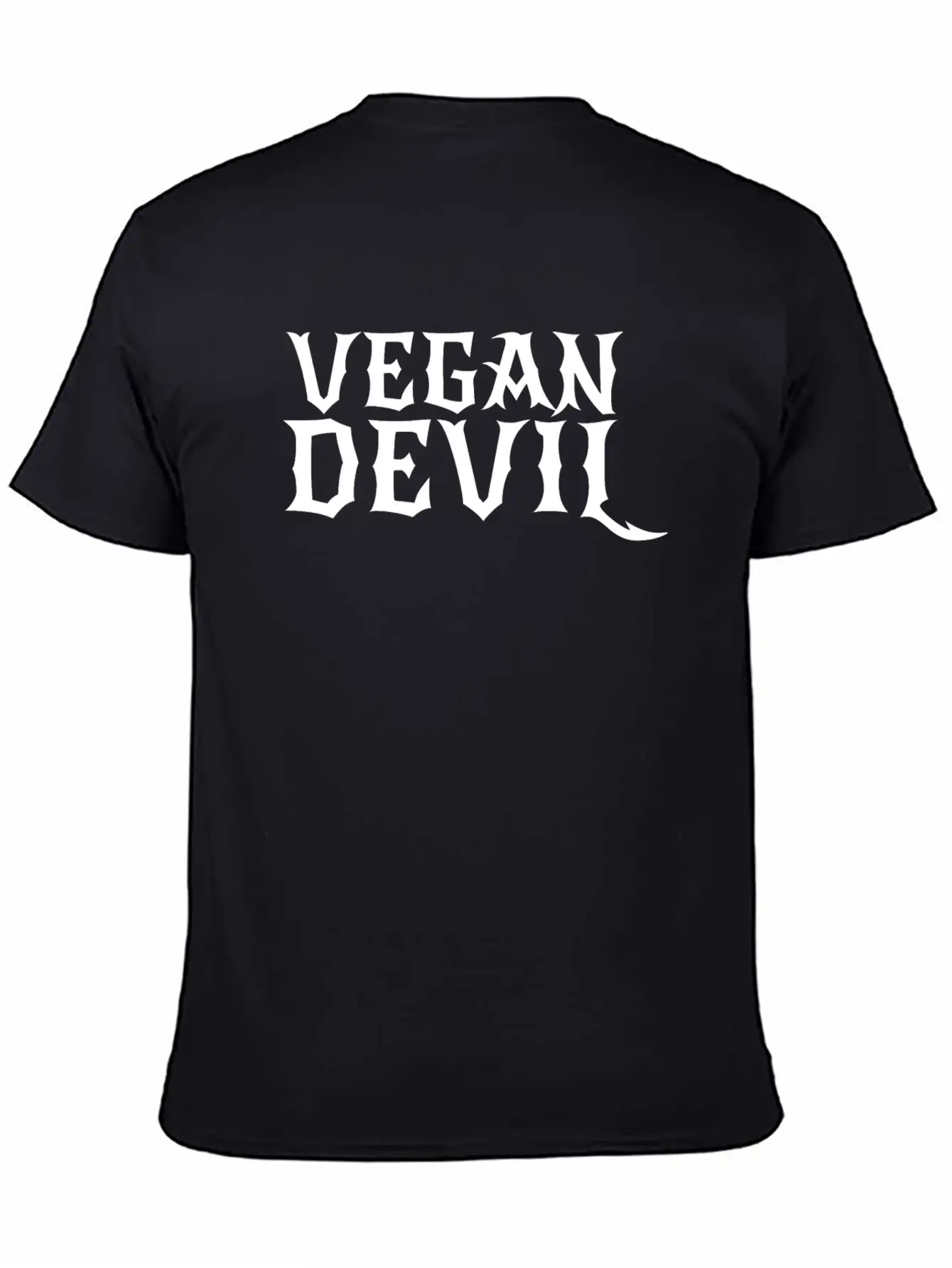 Vegan Devil Basic Graphic T-Shirt ¨C Daily Comfort In Soft Cotton