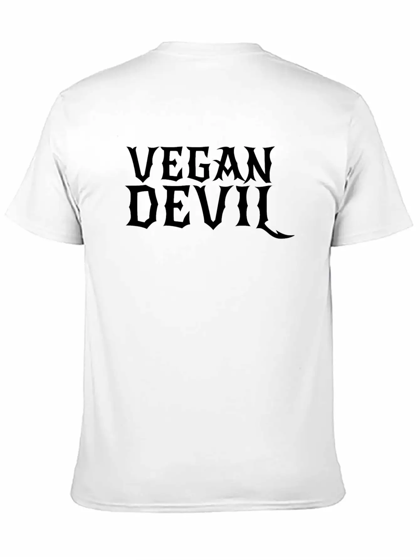 Vegan Devil Basic Graphic T-Shirt ¨C Daily Comfort In Soft Cotton