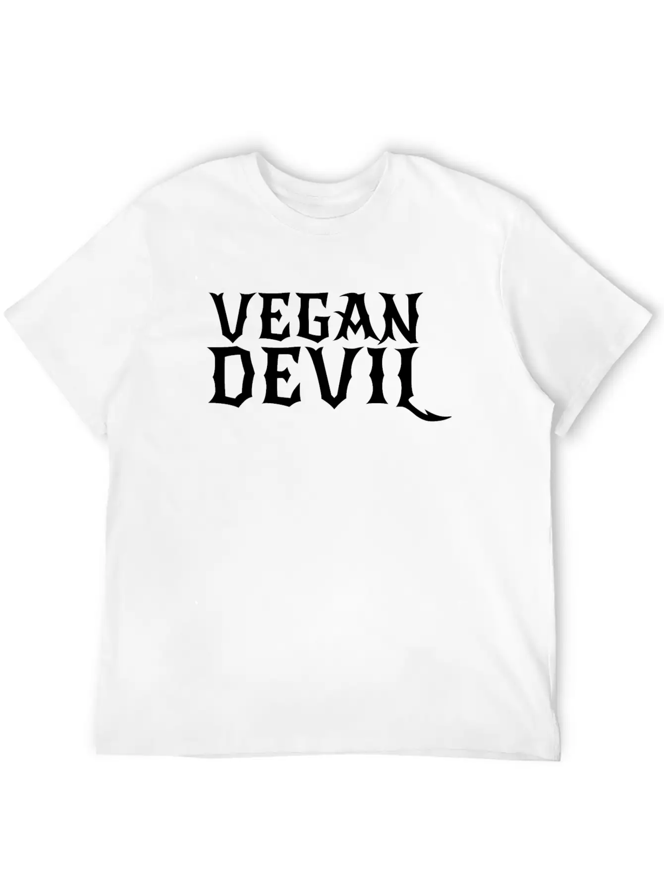 Vegan Devil Basic Graphic T-Shirt ¨C Daily Comfort In Soft Cotton