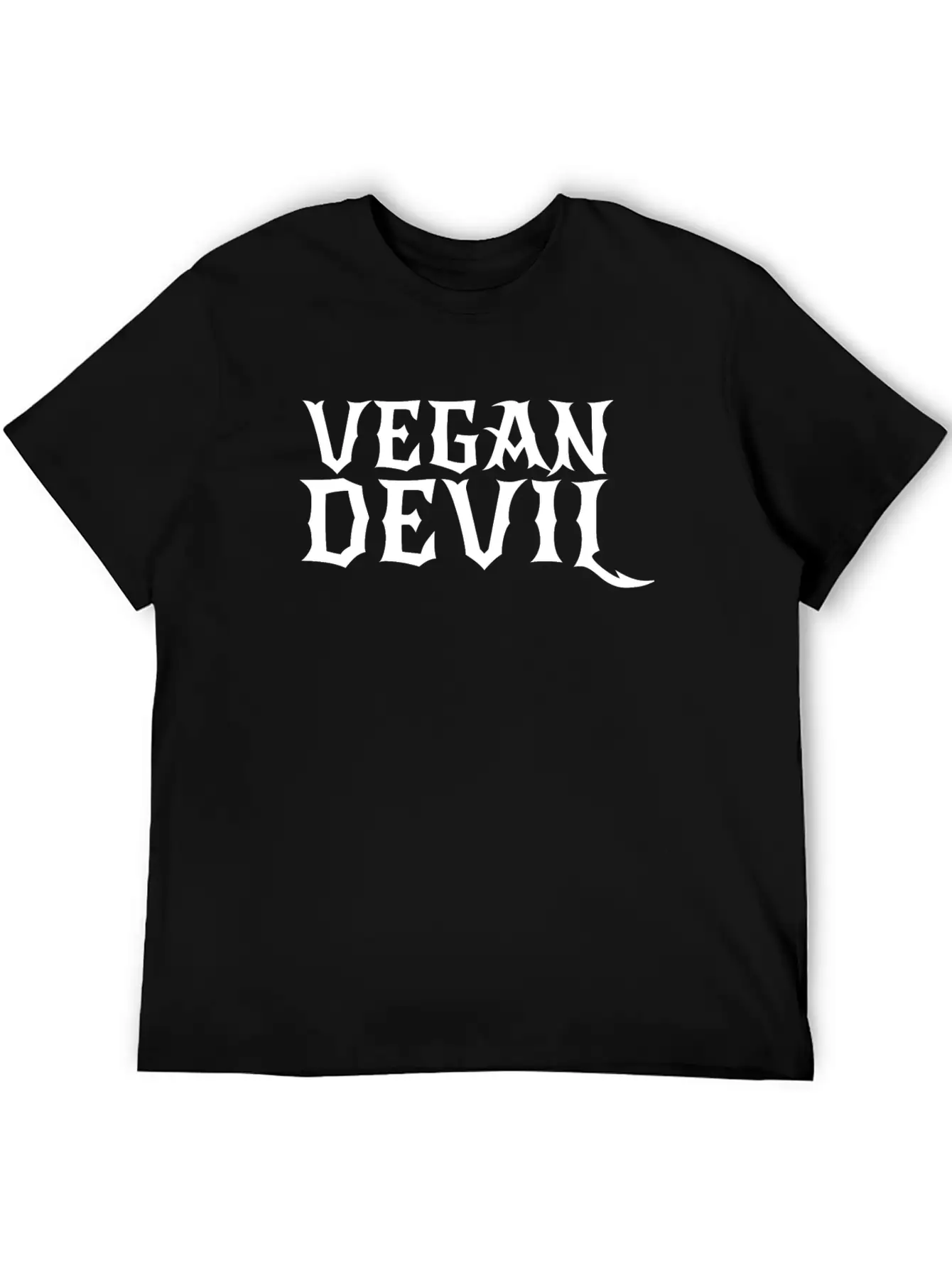 Vegan Devil Basic Graphic T-Shirt ¨C Daily Comfort In Soft Cotton