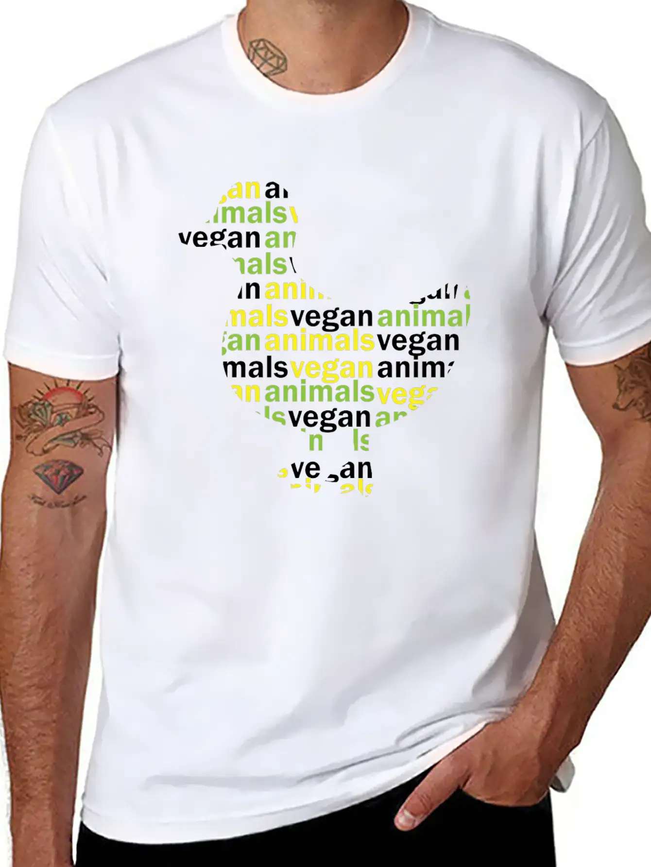 Vegan Essential Cotton Tee For Daily Outfits ¨C Unisex Style