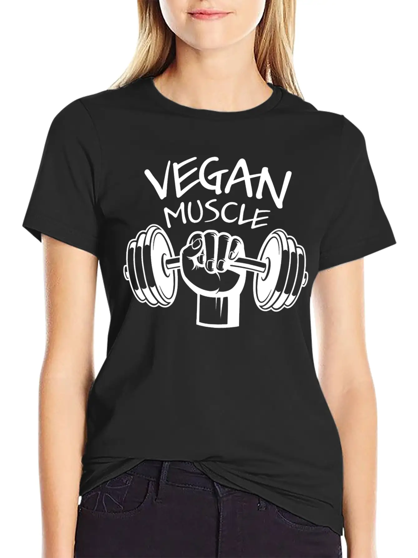Vegan Muscle Nutrition Plant Vegetable Gift Essential Cotton Tee For Daily Outfits ¨C Unisex Style