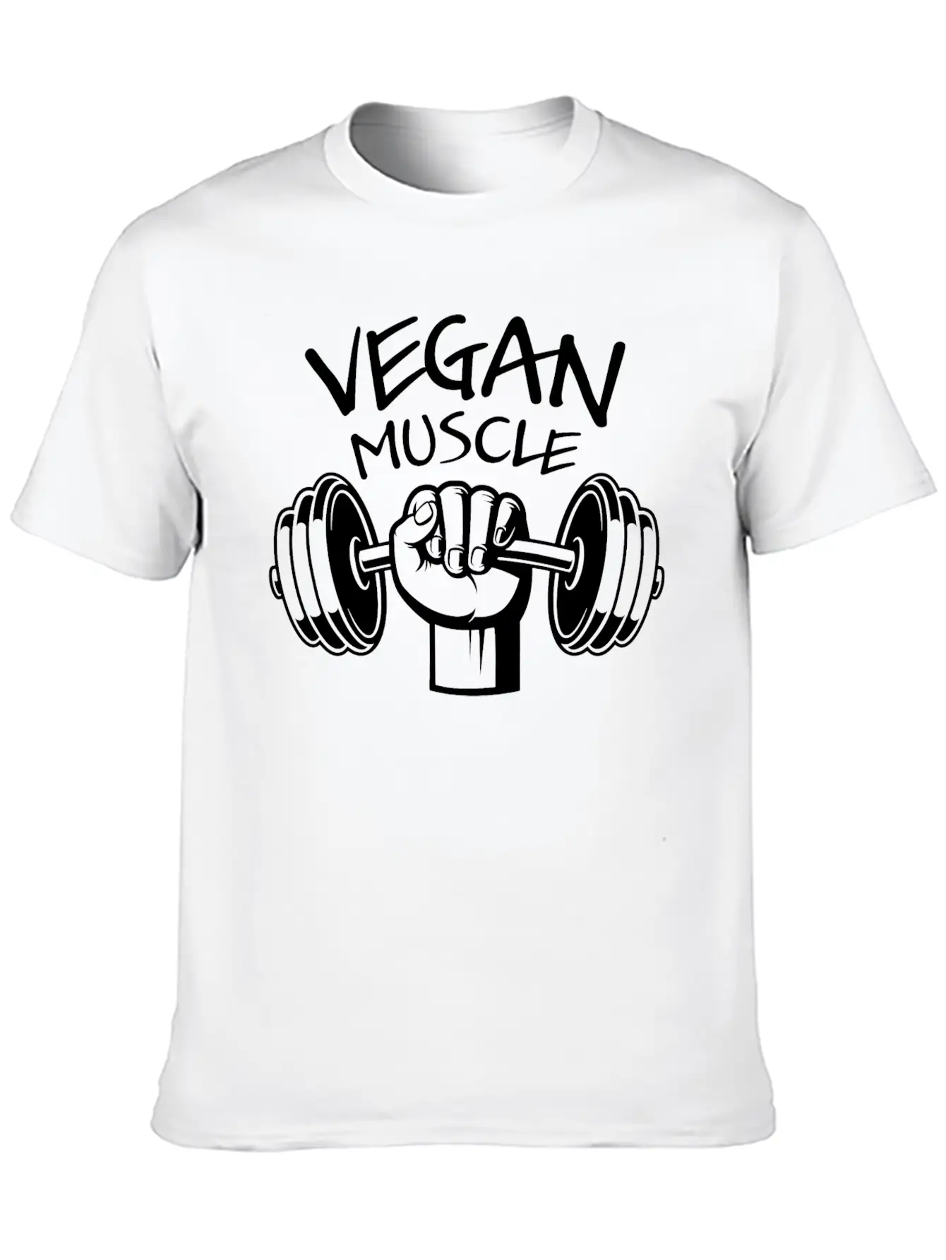 Vegan Muscle Nutrition Plant Vegetable Gift Essential Cotton Tee For Daily Outfits ¨C Unisex Style