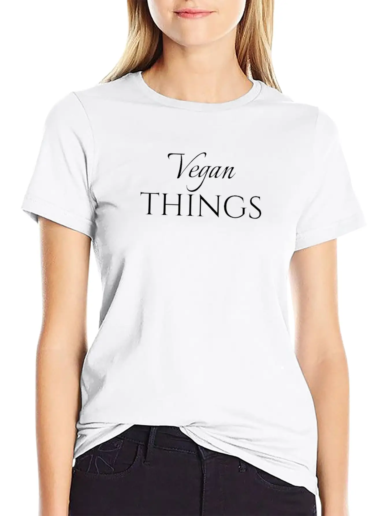 Vegan Things, Vegan Quote, Veganism, Veggie Basic Graphic T-Shirt ¨C Daily Comfort In Soft Cotton