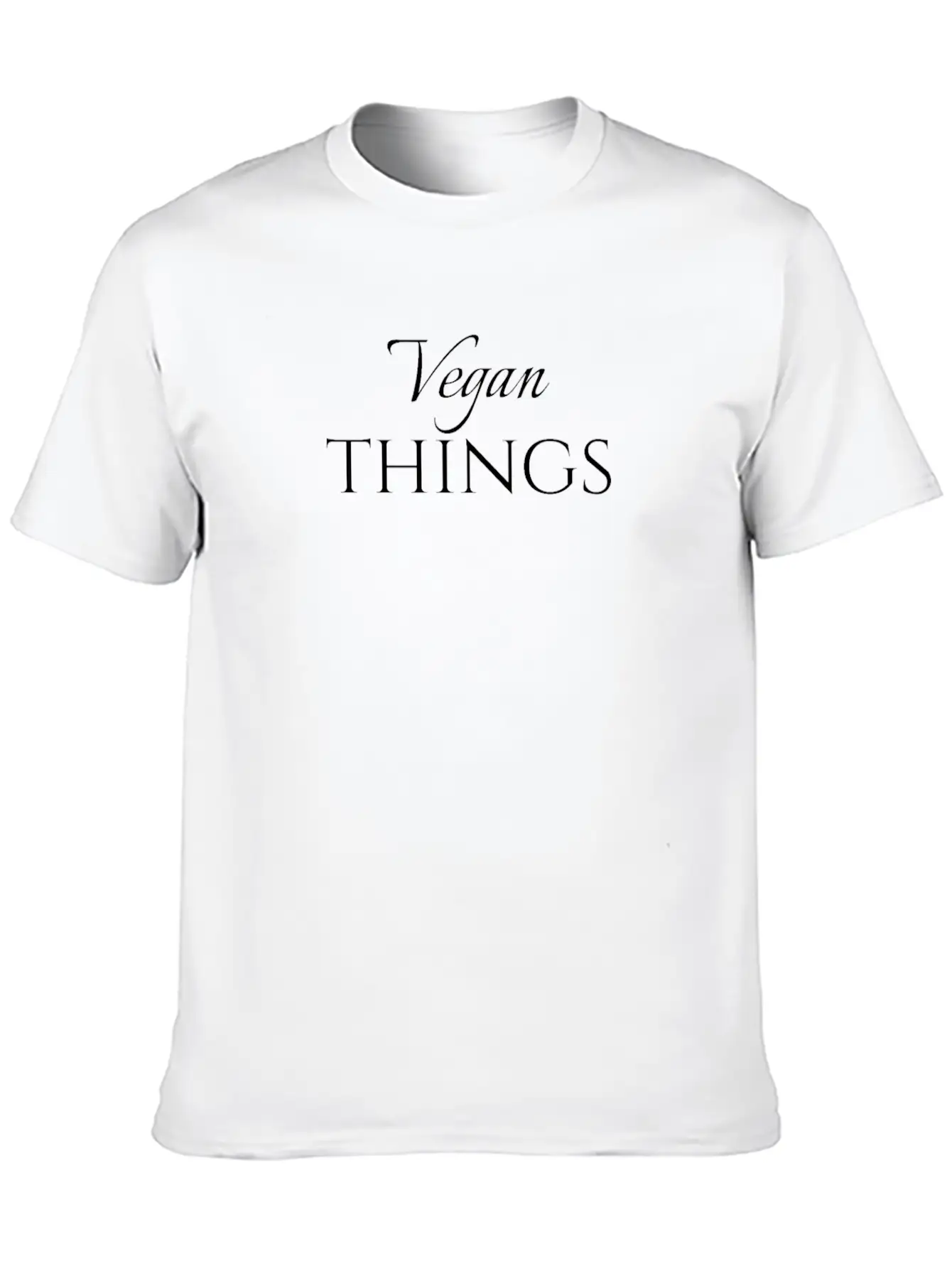 Vegan Things, Vegan Quote, Veganism, Veggie Basic Graphic T-Shirt ¨C Daily Comfort In Soft Cotton