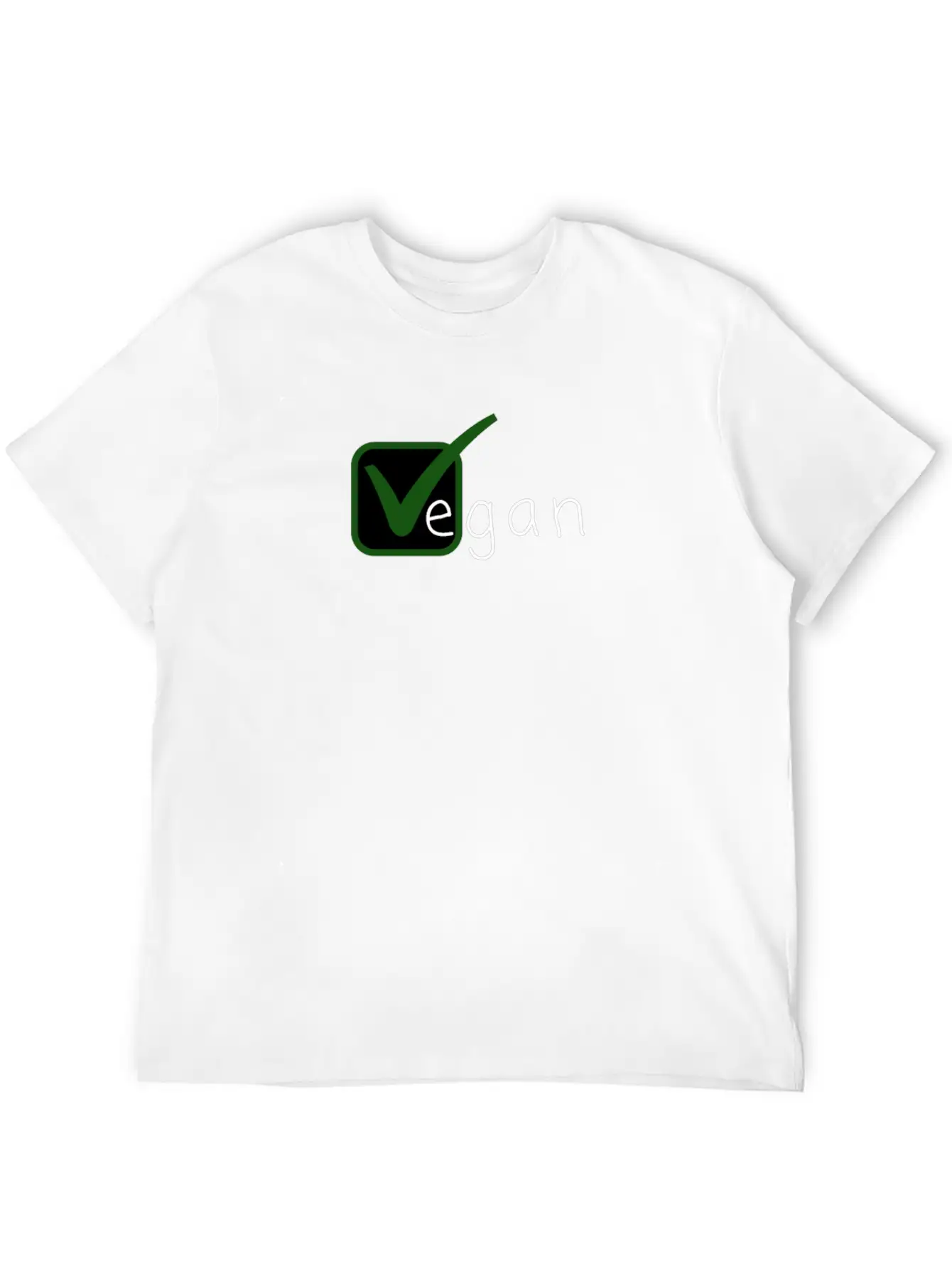 Vegan V Is For Vegan Basic Graphic T-Shirt ¨C Daily Comfort In Soft Cotton