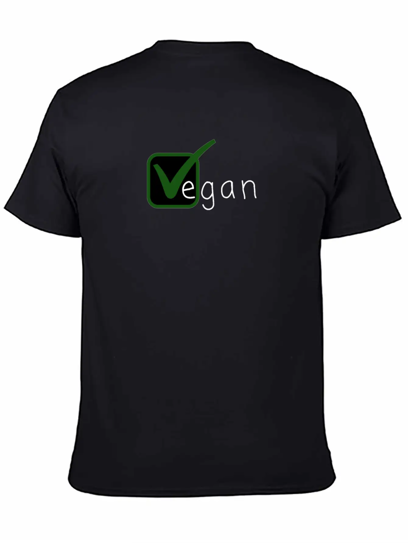 Vegan V Is For Vegan Basic Graphic T-Shirt ¨C Daily Comfort In Soft Cotton