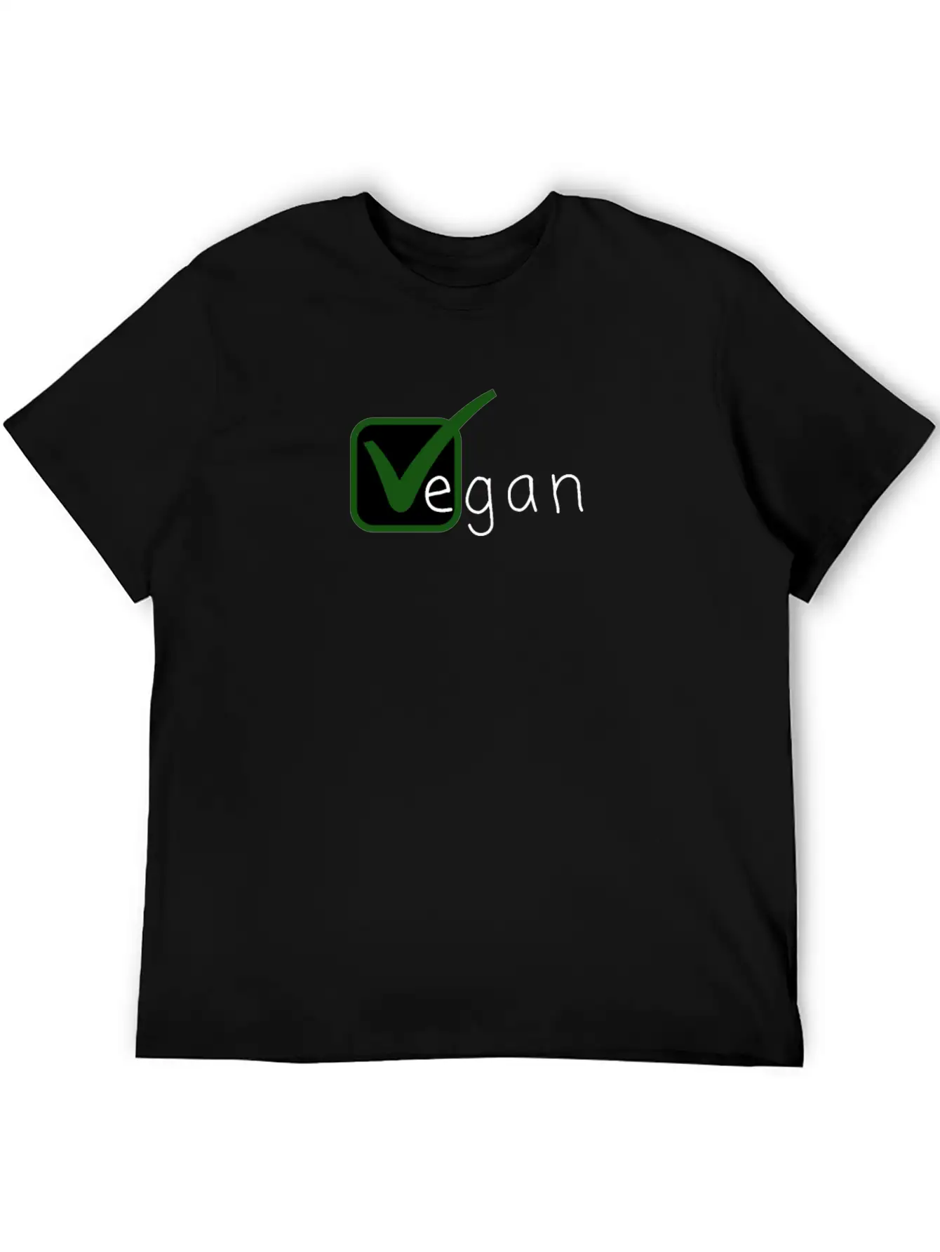 Vegan V Is For Vegan Basic Graphic T-Shirt ¨C Daily Comfort In Soft Cotton