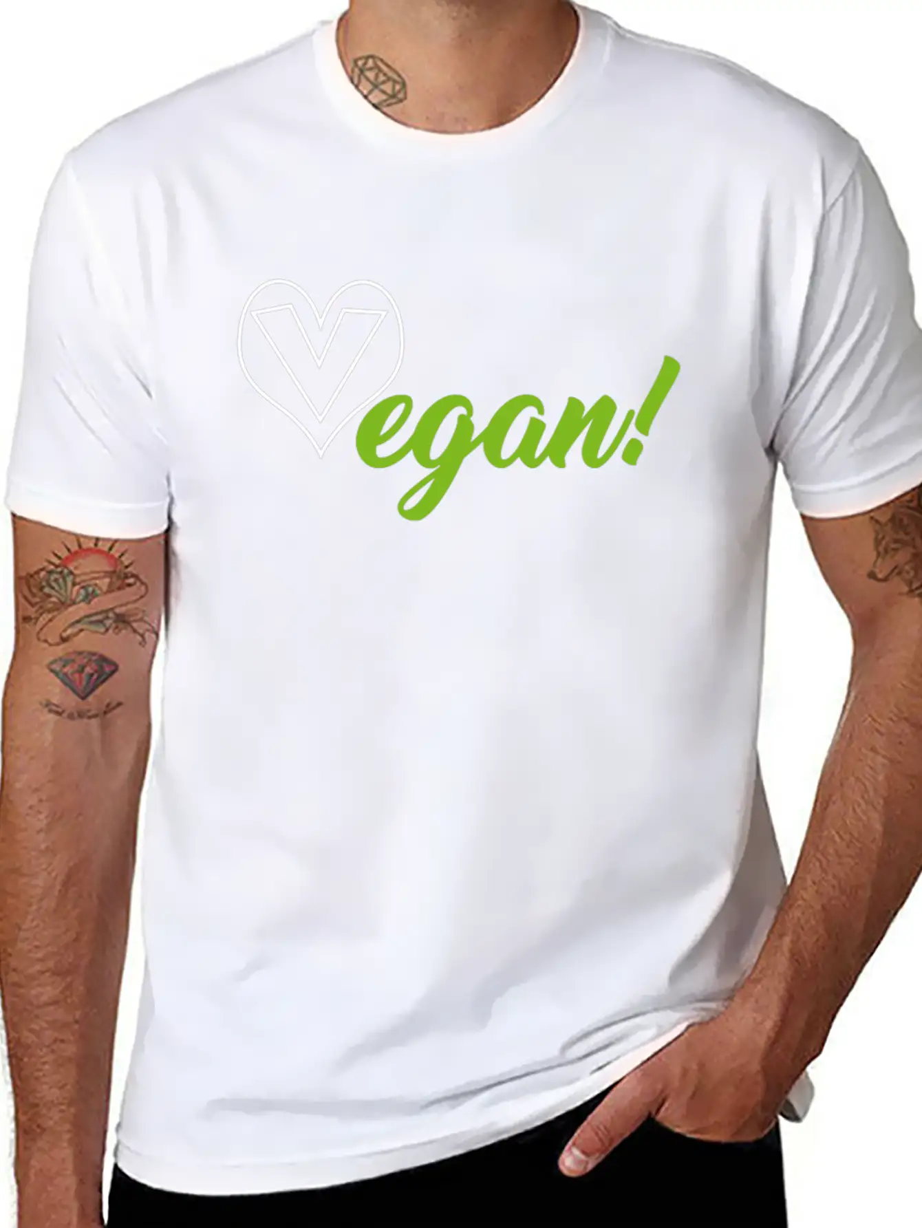 Vegan Vegan Vegan Essential Cotton Tee For Daily Outfits ¨C Unisex Style