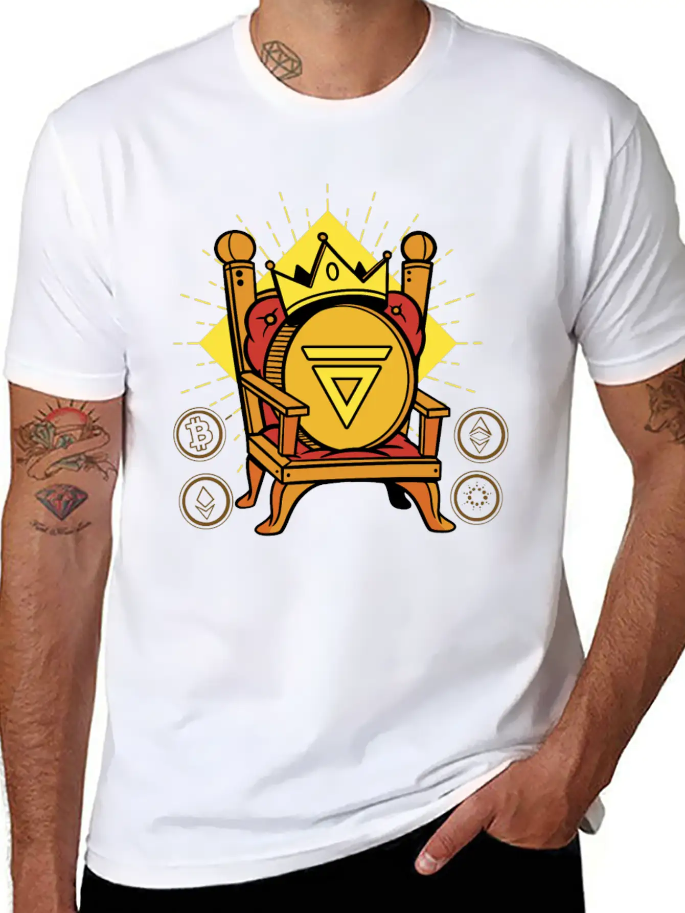 Velas Is King Crypto Soft Cotton Short Sleeve Tee ¨C Unisex Wardrobe Staple