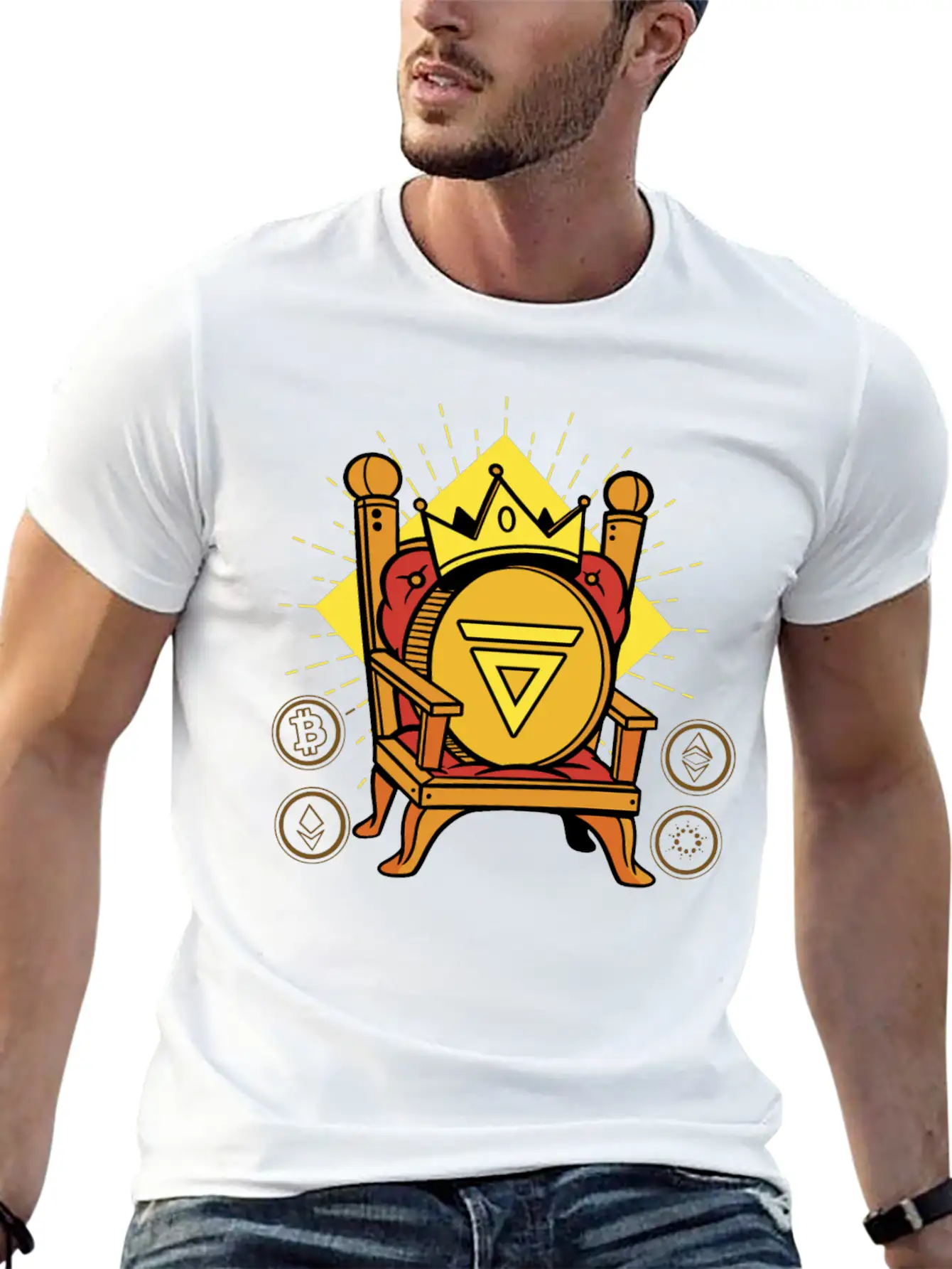 Velas Is King Crypto Soft Cotton Short Sleeve Tee ¨C Unisex Wardrobe Staple