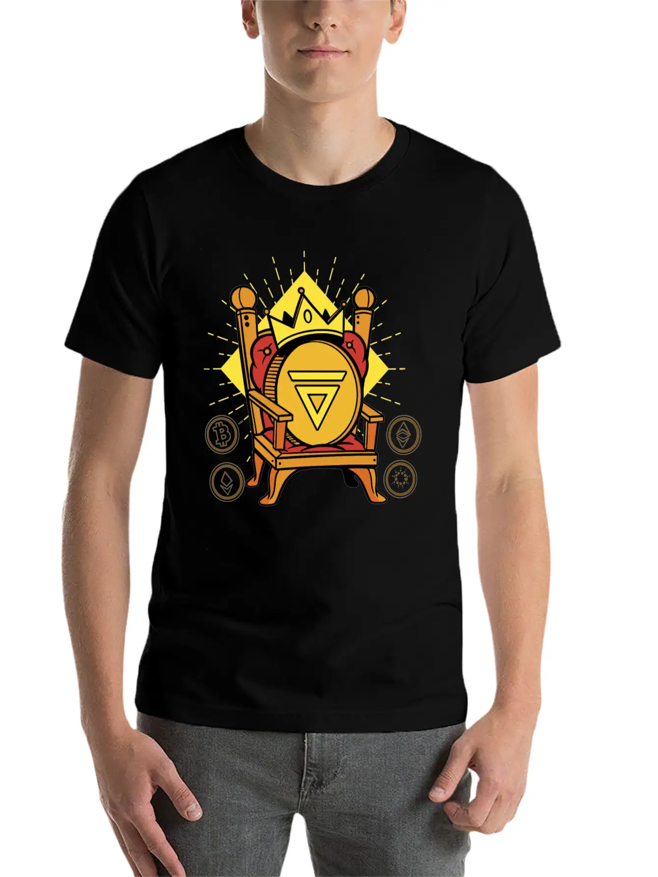 Velas Is King Crypto Soft Cotton Short Sleeve Tee ¨C Unisex Wardrobe Staple