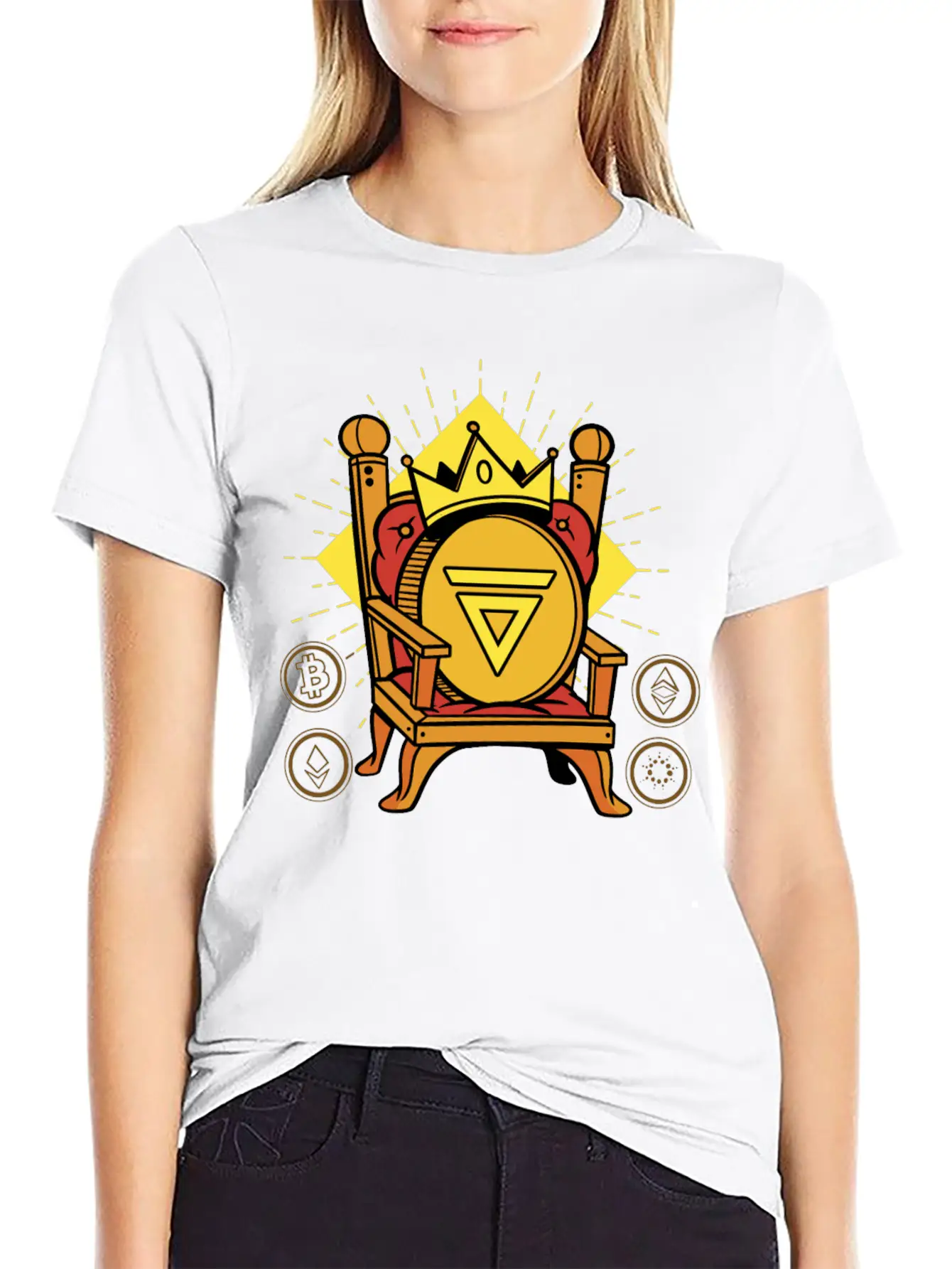 Velas Is King Crypto Soft Cotton Short Sleeve Tee ¨C Unisex Wardrobe Staple