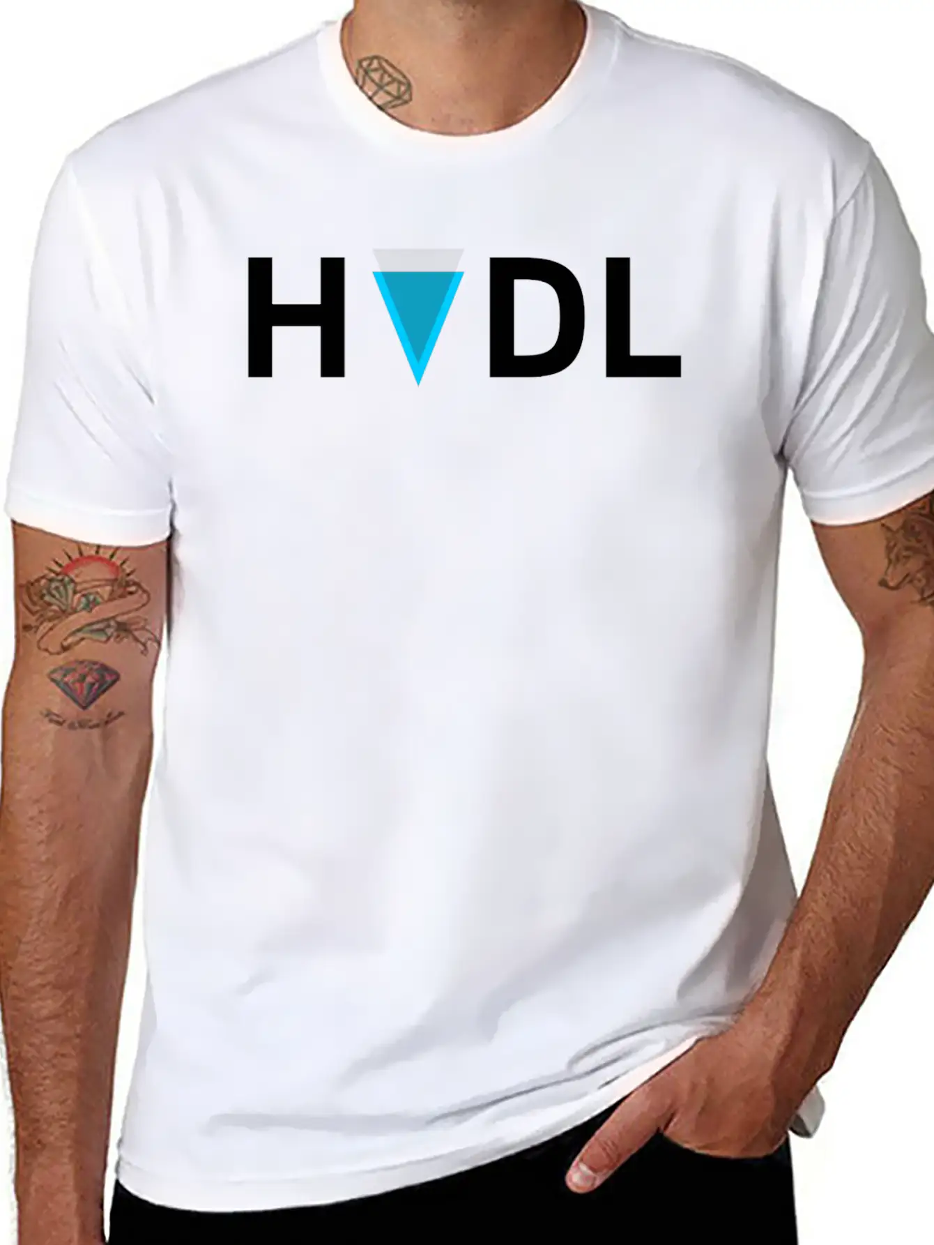 Verge XVG HODL Essential Cotton Tee For Daily Outfits ¨C Unisex Style