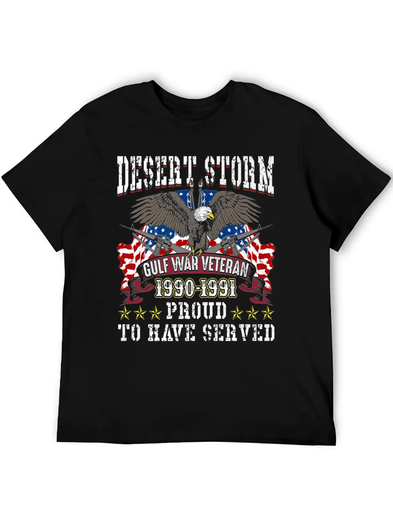 Veteran Gift-Desert Storm Veteran Design Desert St Basic Graphic T-Shirt ¨C Daily Comfort In Soft Cotton