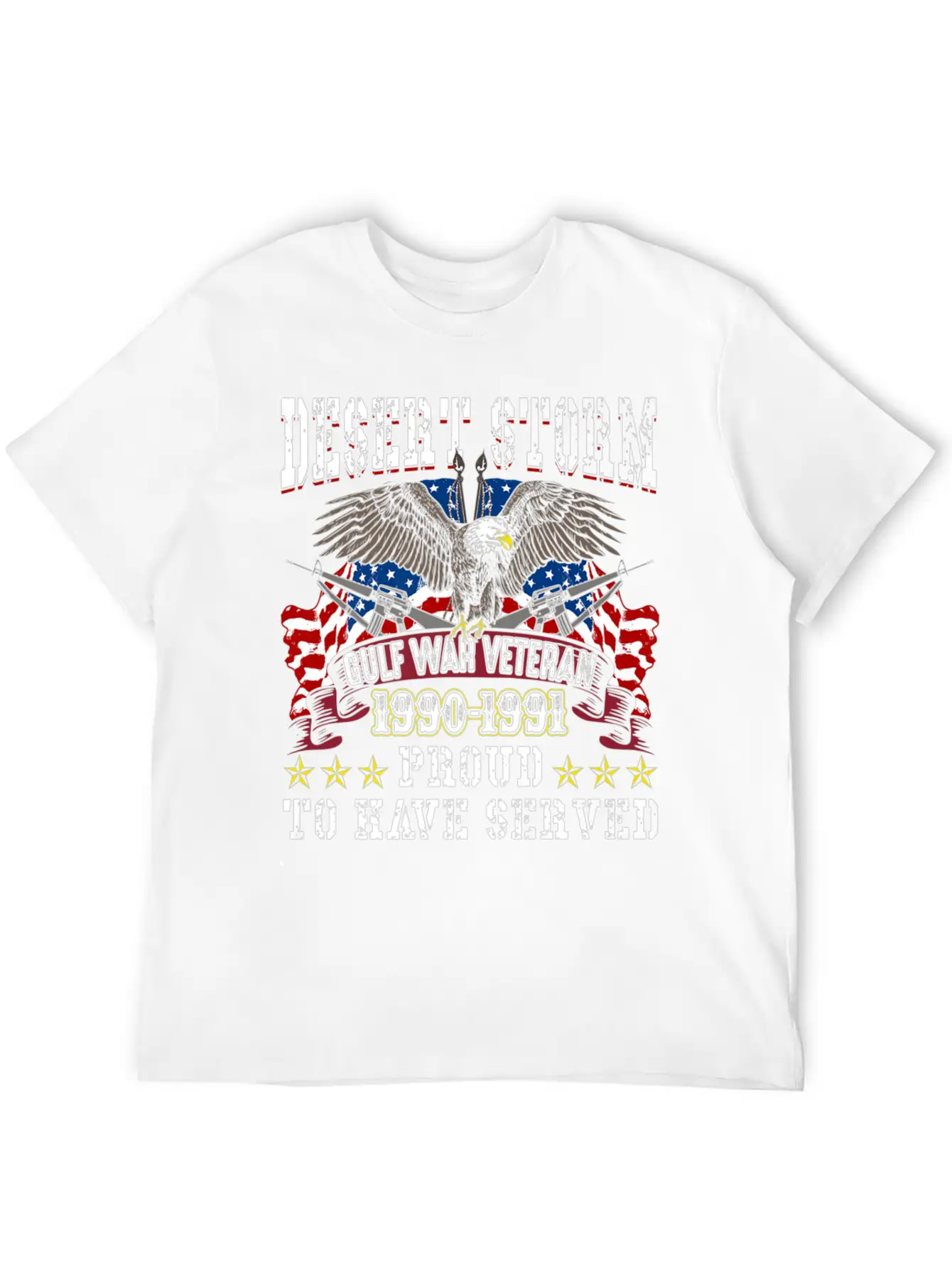 Veteran Gift-Desert Storm Veteran Design Desert St Basic Graphic T-Shirt ¨C Daily Comfort In Soft Cotton