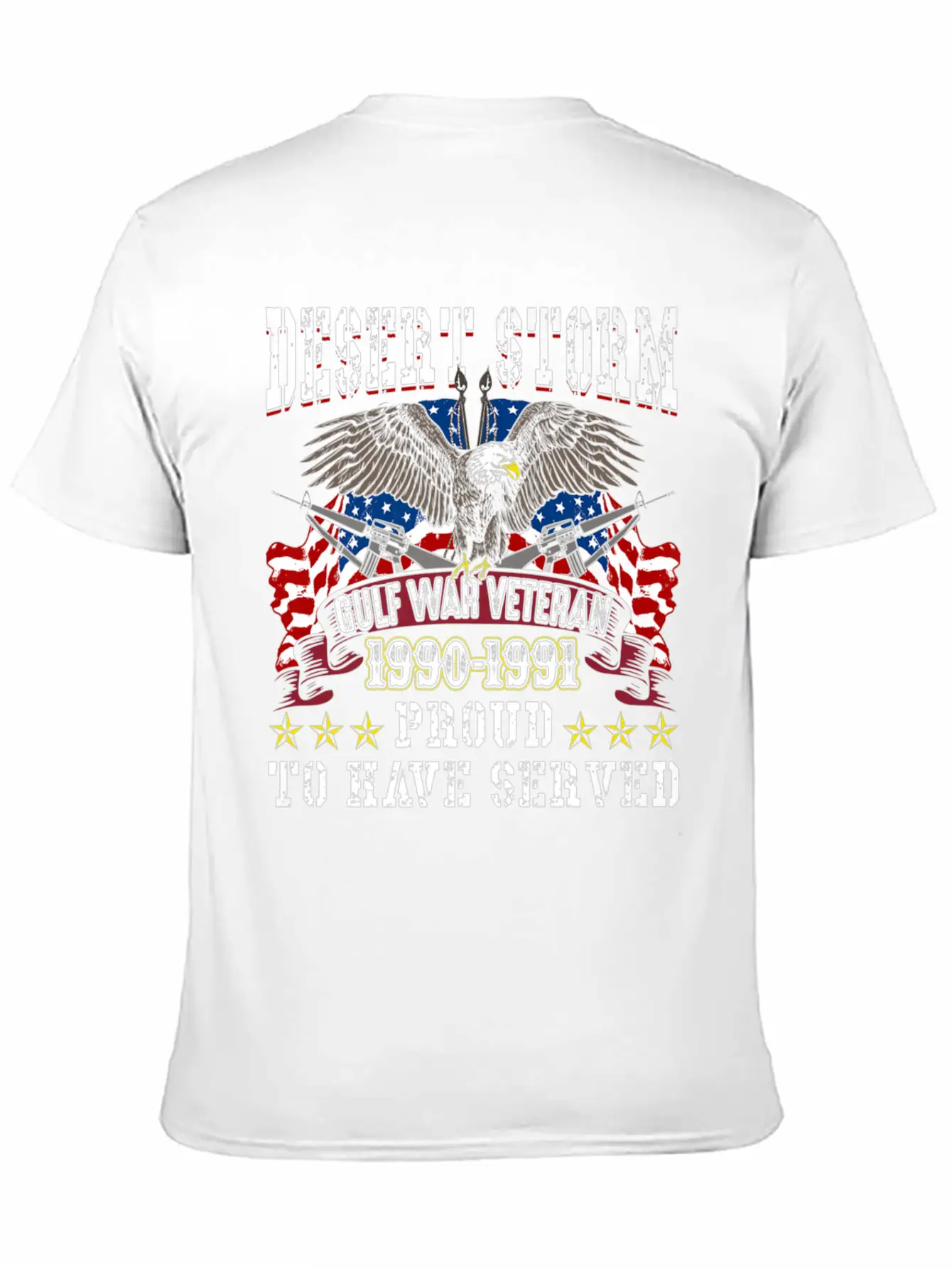 Veteran Gift-Desert Storm Veteran Design Desert St Basic Graphic T-Shirt ¨C Daily Comfort In Soft Cotton