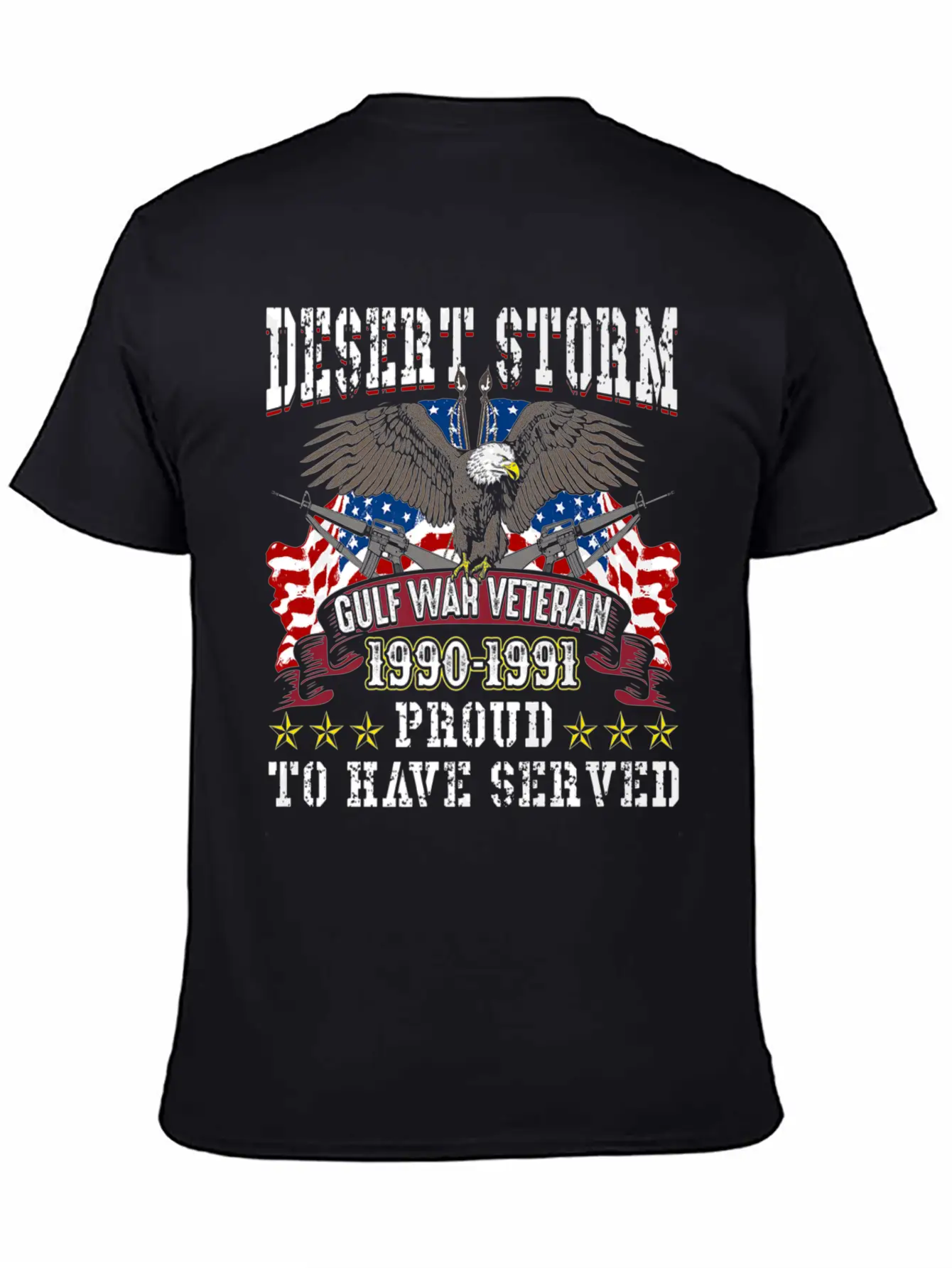 Veteran Gift-Desert Storm Veteran Design Desert St Basic Graphic T-Shirt ¨C Daily Comfort In Soft Cotton