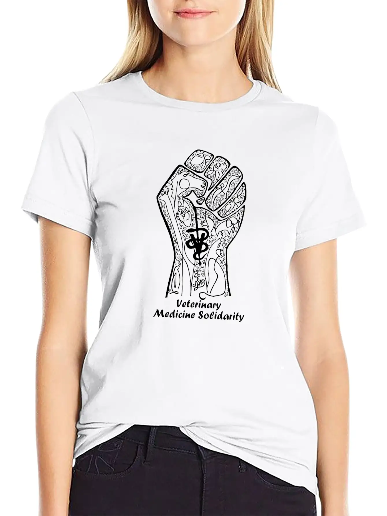 Veterinary Medicine Solidarity Unisex Casual T-Shirt ¨C Clean Design For Daily Comfort