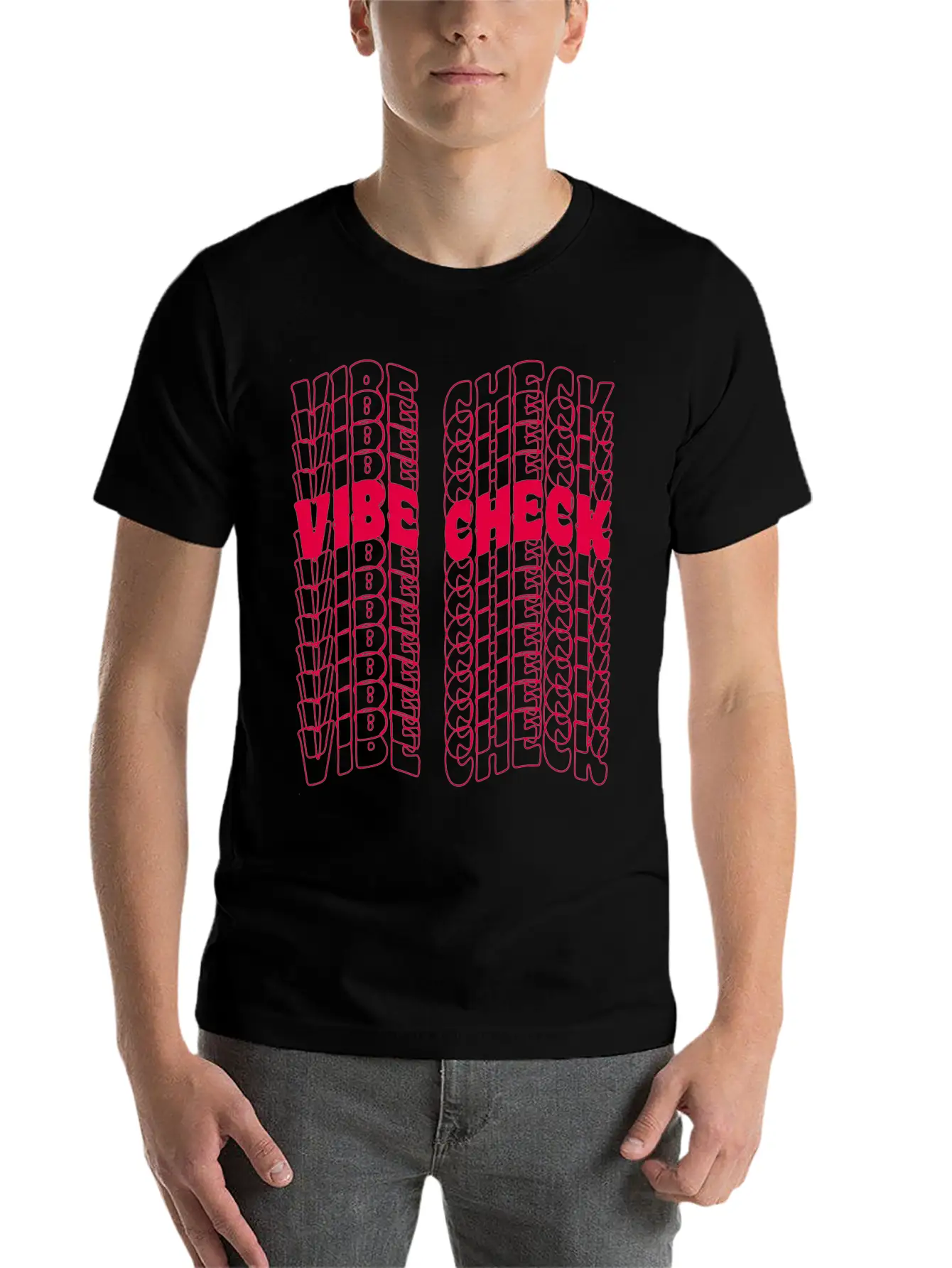 Vibe Check Aesthetic Soft Cotton Short Sleeve Tee ¨C Unisex Wardrobe Staple