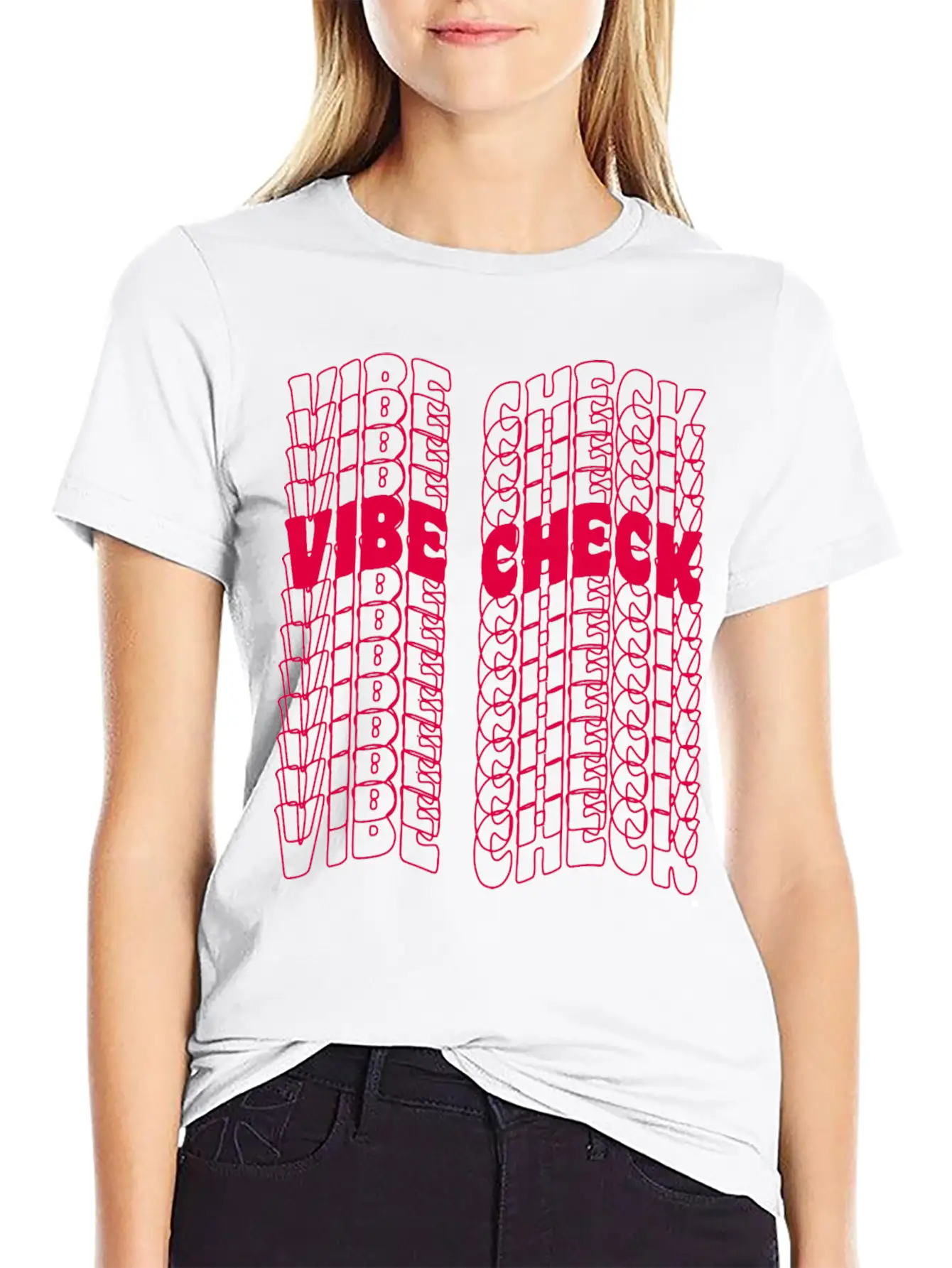 Vibe Check Aesthetic Soft Cotton Short Sleeve Tee ¨C Unisex Wardrobe Staple