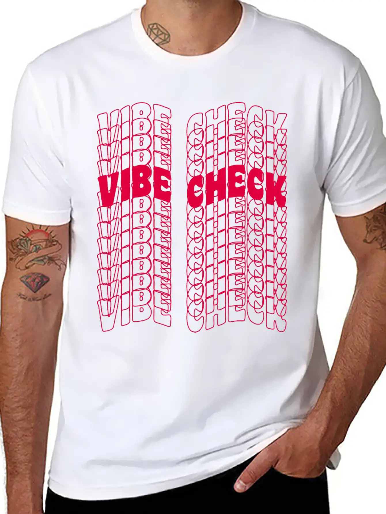 Vibe Check Aesthetic Soft Cotton Short Sleeve Tee ¨C Unisex Wardrobe Staple