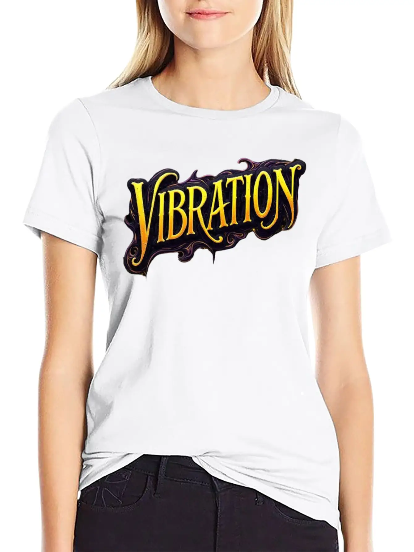 Vibration Basic Graphic T-Shirt ¨C Daily Comfort In Soft Cotton