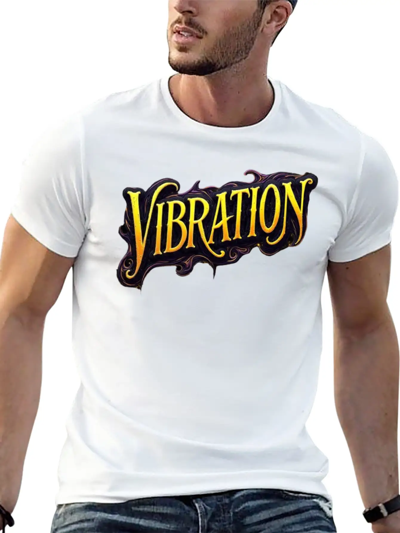 Vibration Basic Graphic T-Shirt ¨C Daily Comfort In Soft Cotton