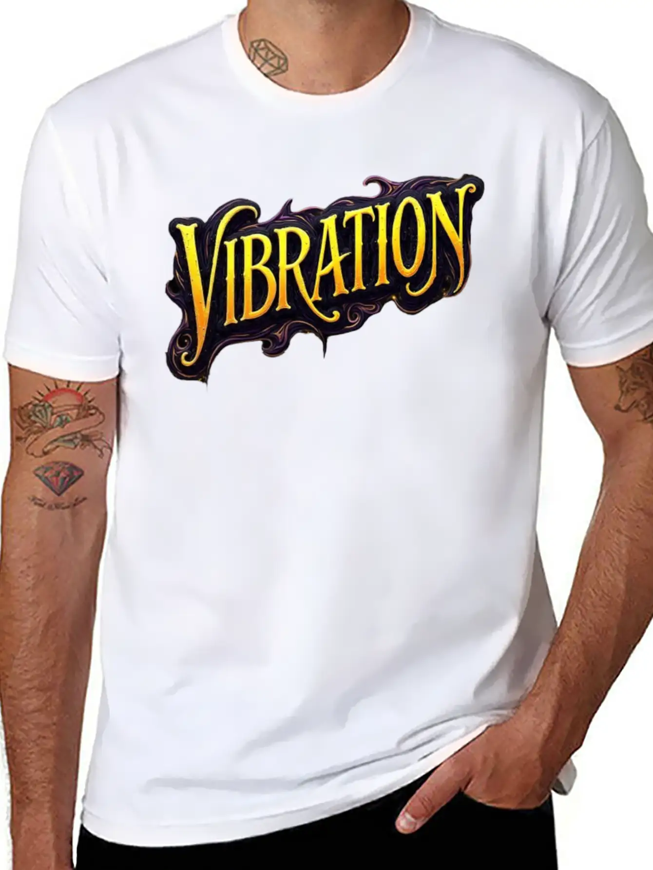 Vibration Basic Graphic T-Shirt ¨C Daily Comfort In Soft Cotton