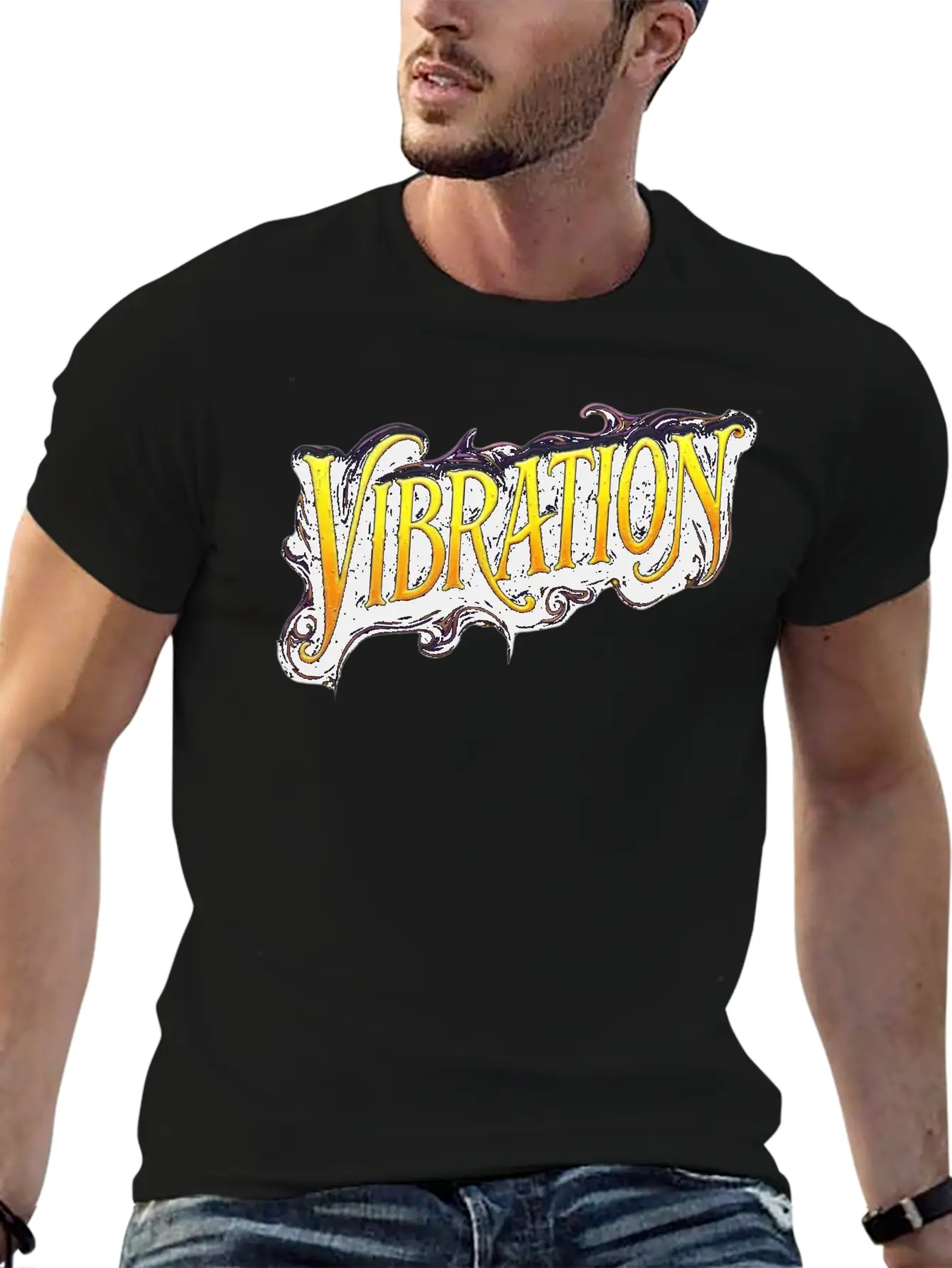 Vibration Basic Graphic T-Shirt ¨C Daily Comfort In Soft Cotton