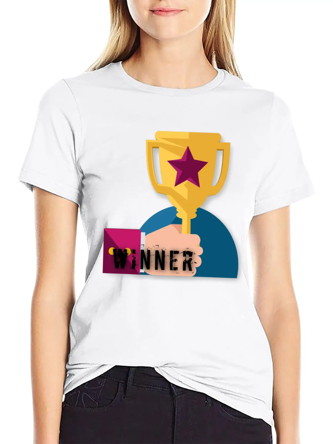 VICTORY Essential Cotton Tee For Daily Outfits ¨C Unisex Style